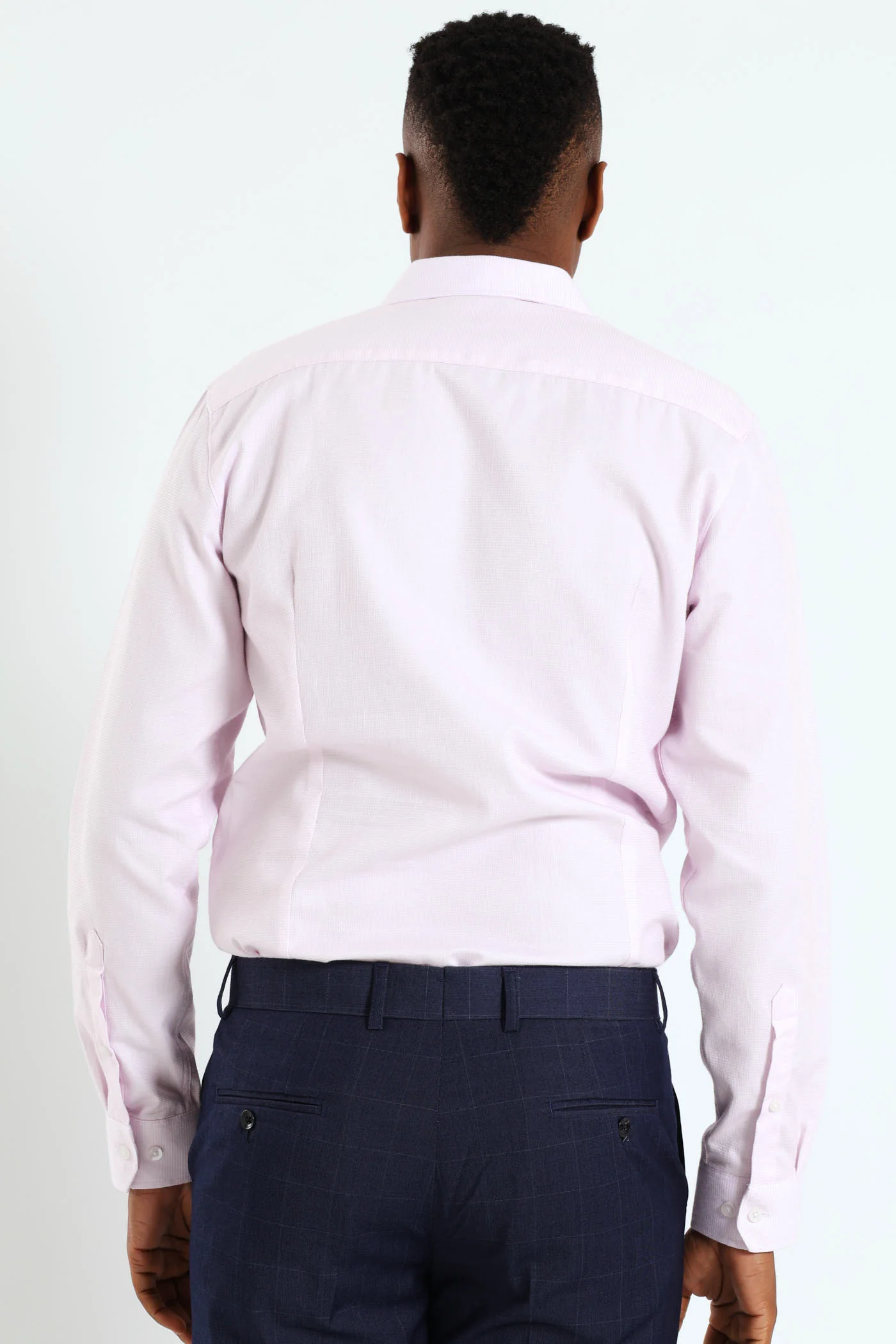 Melange Textured Shirt - Pink - Image 4