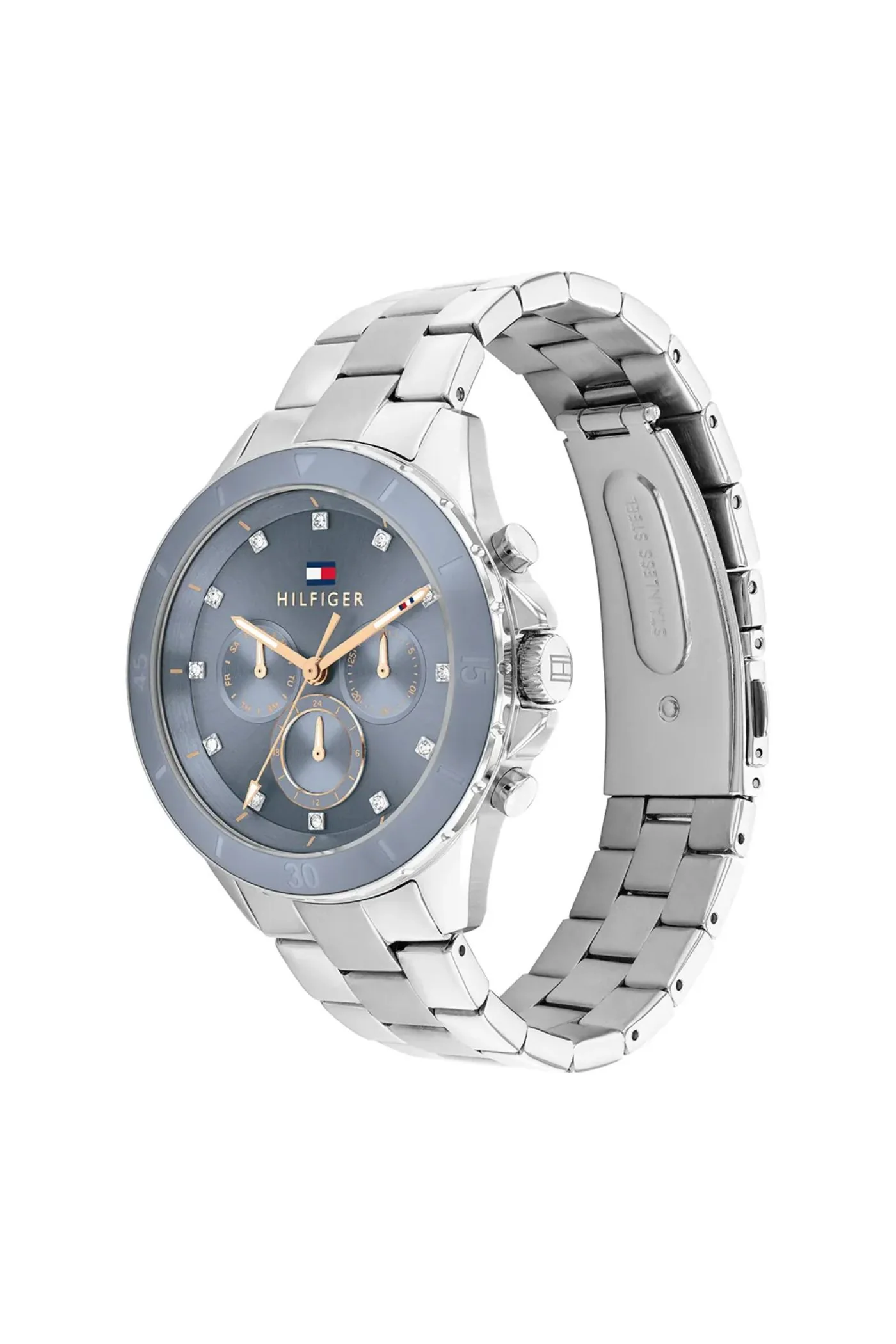 Mellie Blue Dial Watch - Silver - Image 3