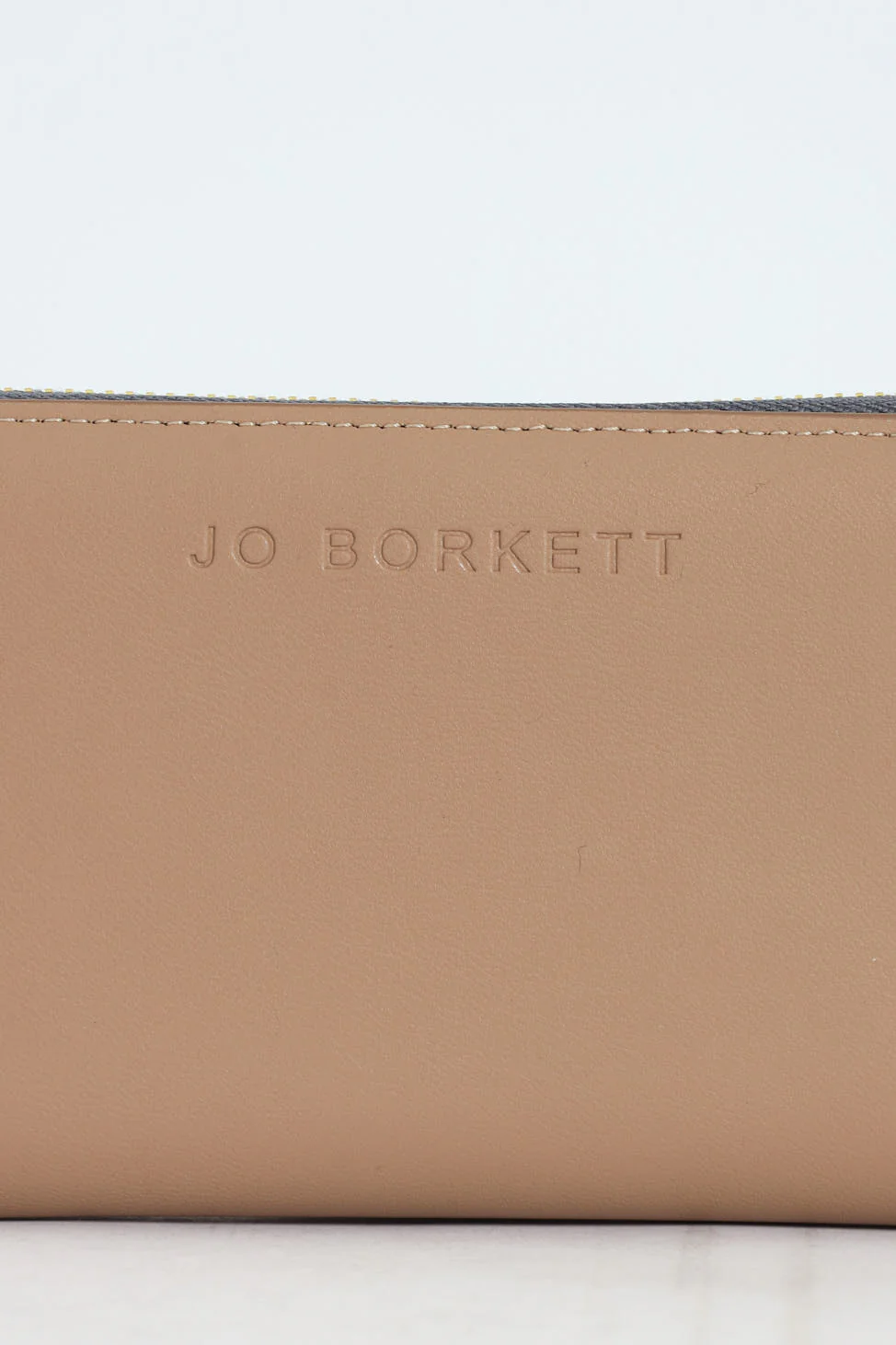 Meryl Smooth Zip Around Purse - Beige - Image 5