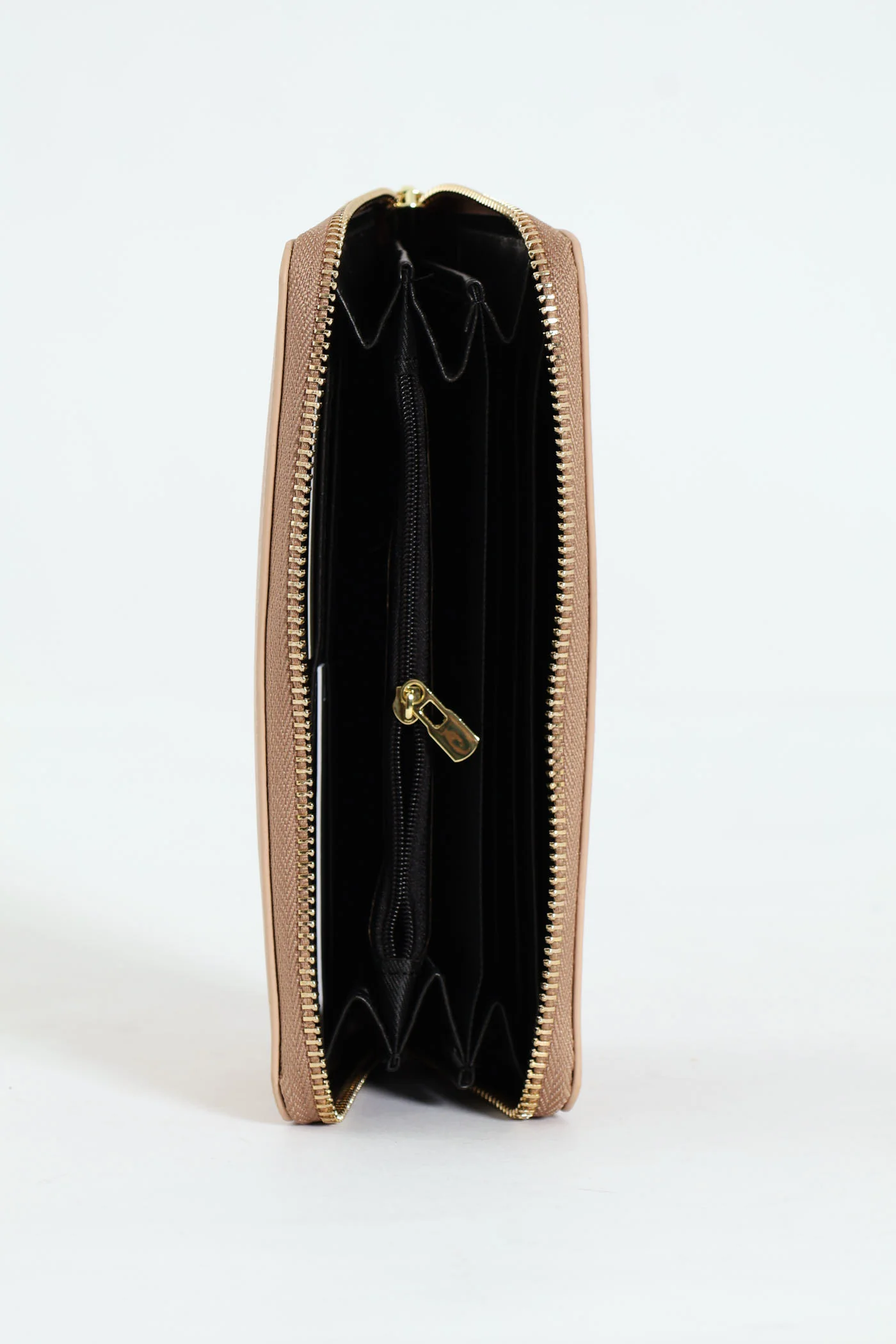 Meryl Smooth Zip Around Purse - Mink - Image 4