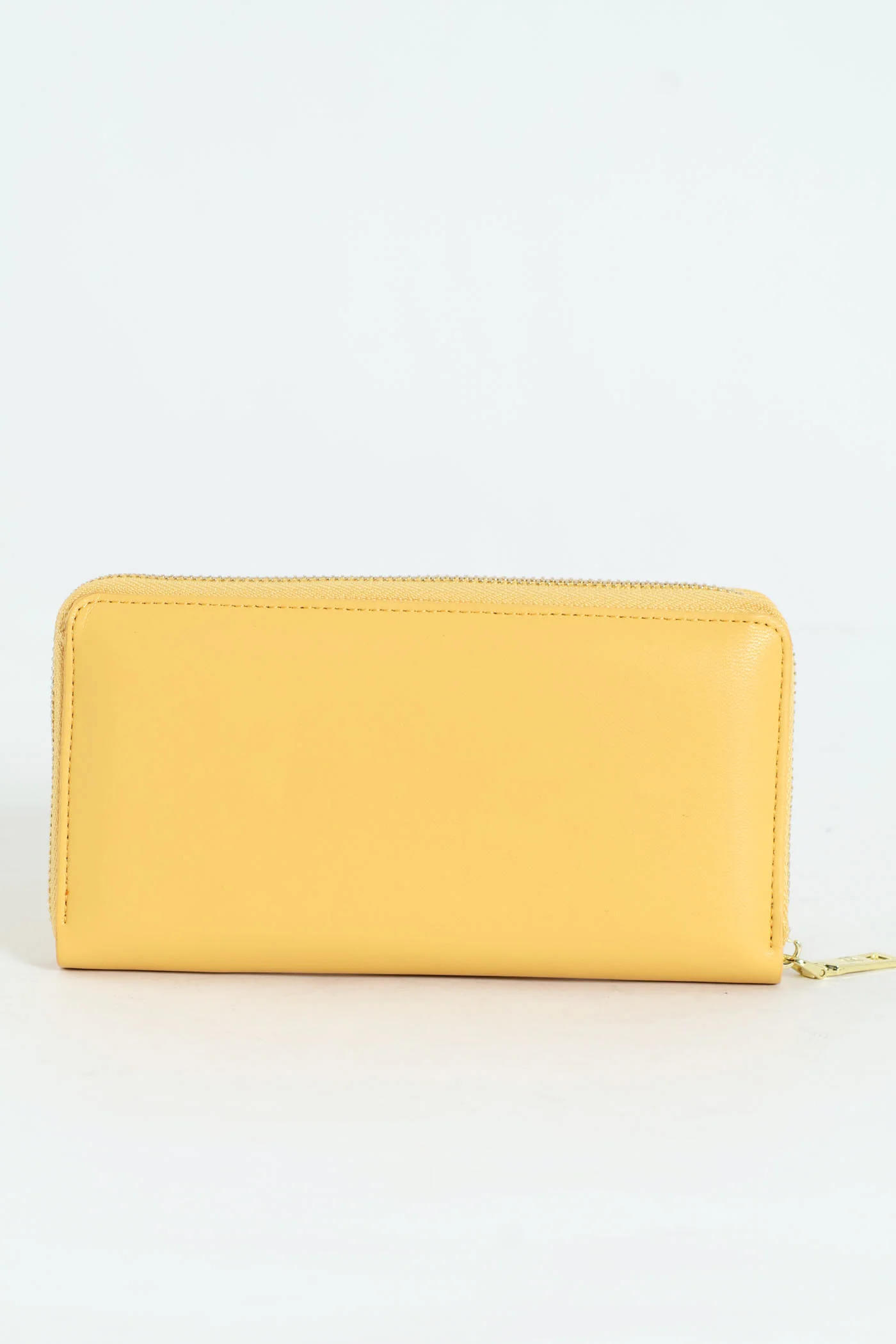 Meryl Smooth Zip Around Purse - Yellow - Image 3