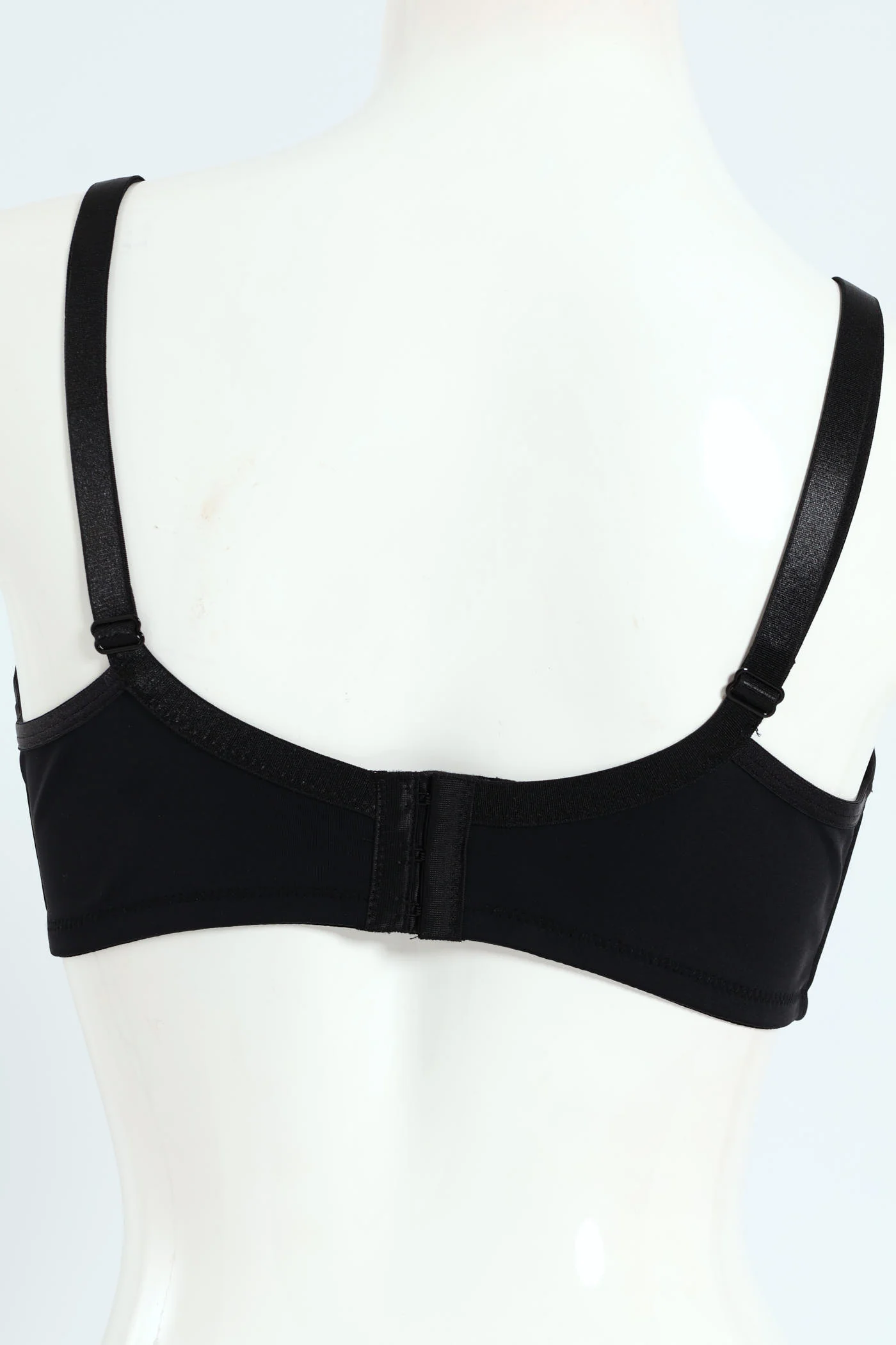 Mesh Trim Minimiser Bra - Black - Image 3