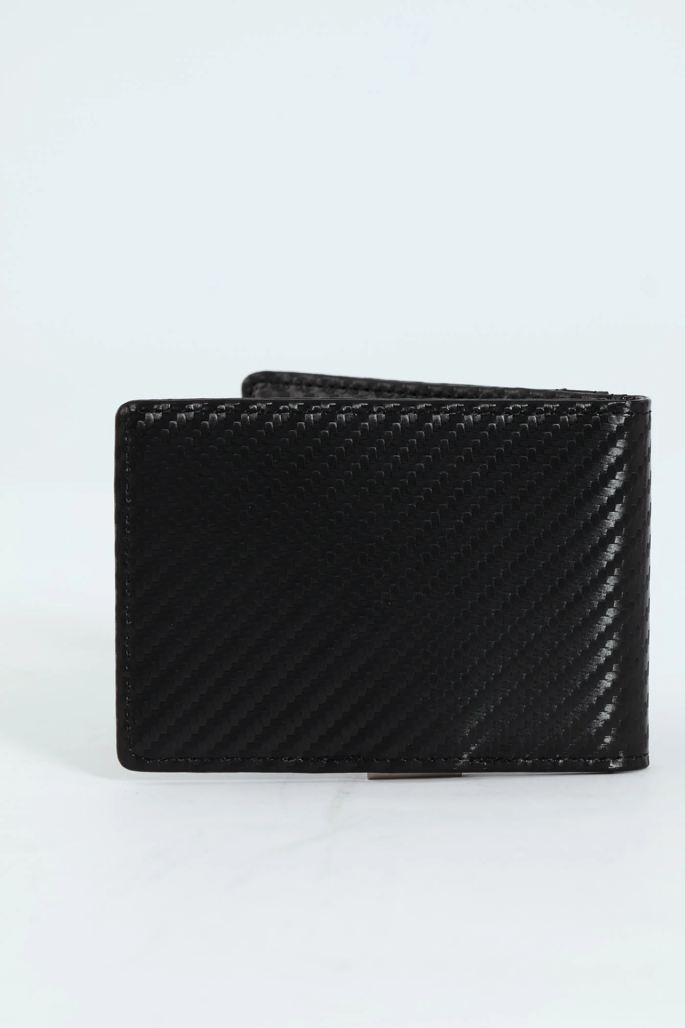 Metal Clip Card Holder Wallet - Black - Image 2