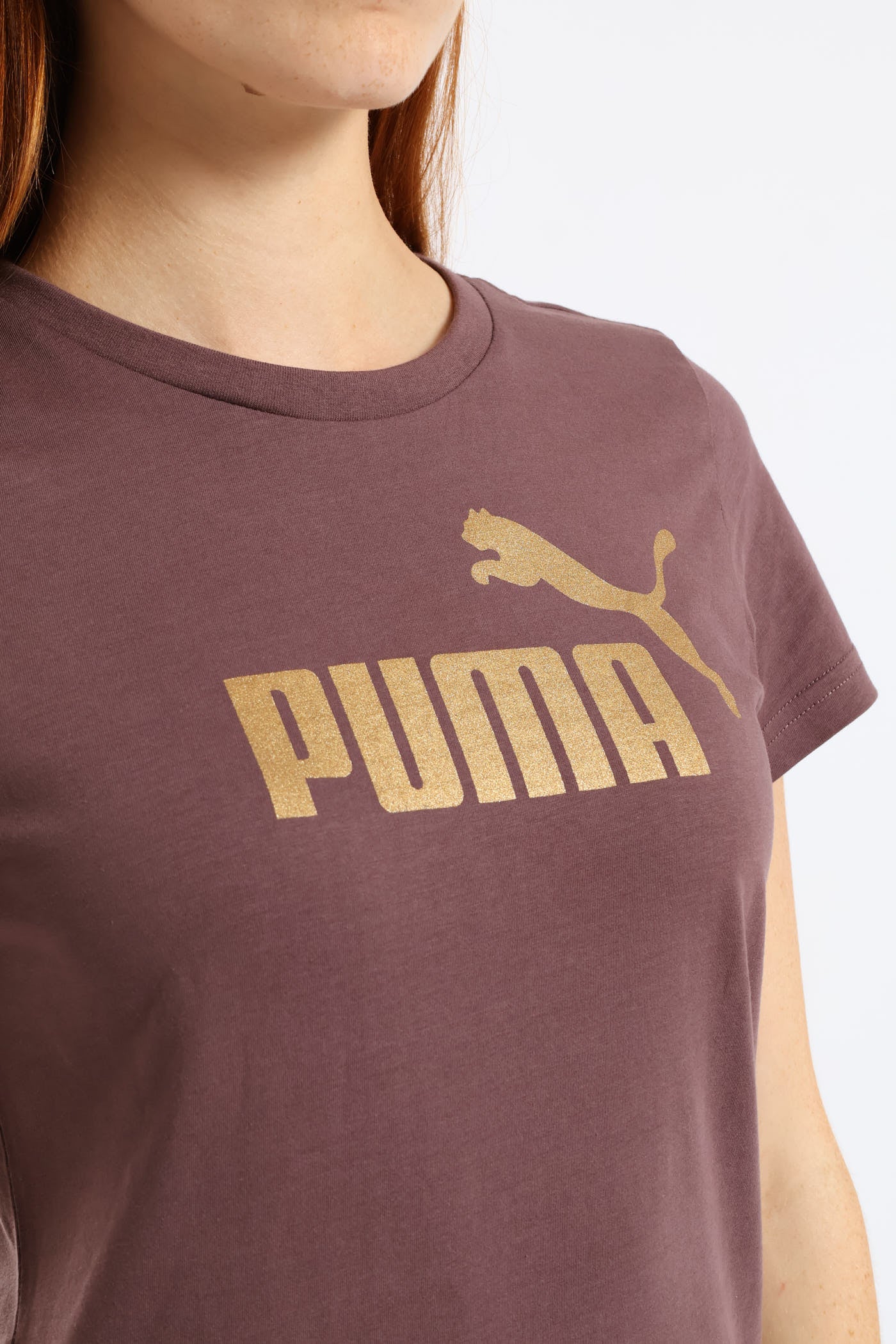 Metallic No. 1 Logo Tee - Mauve - Image 2