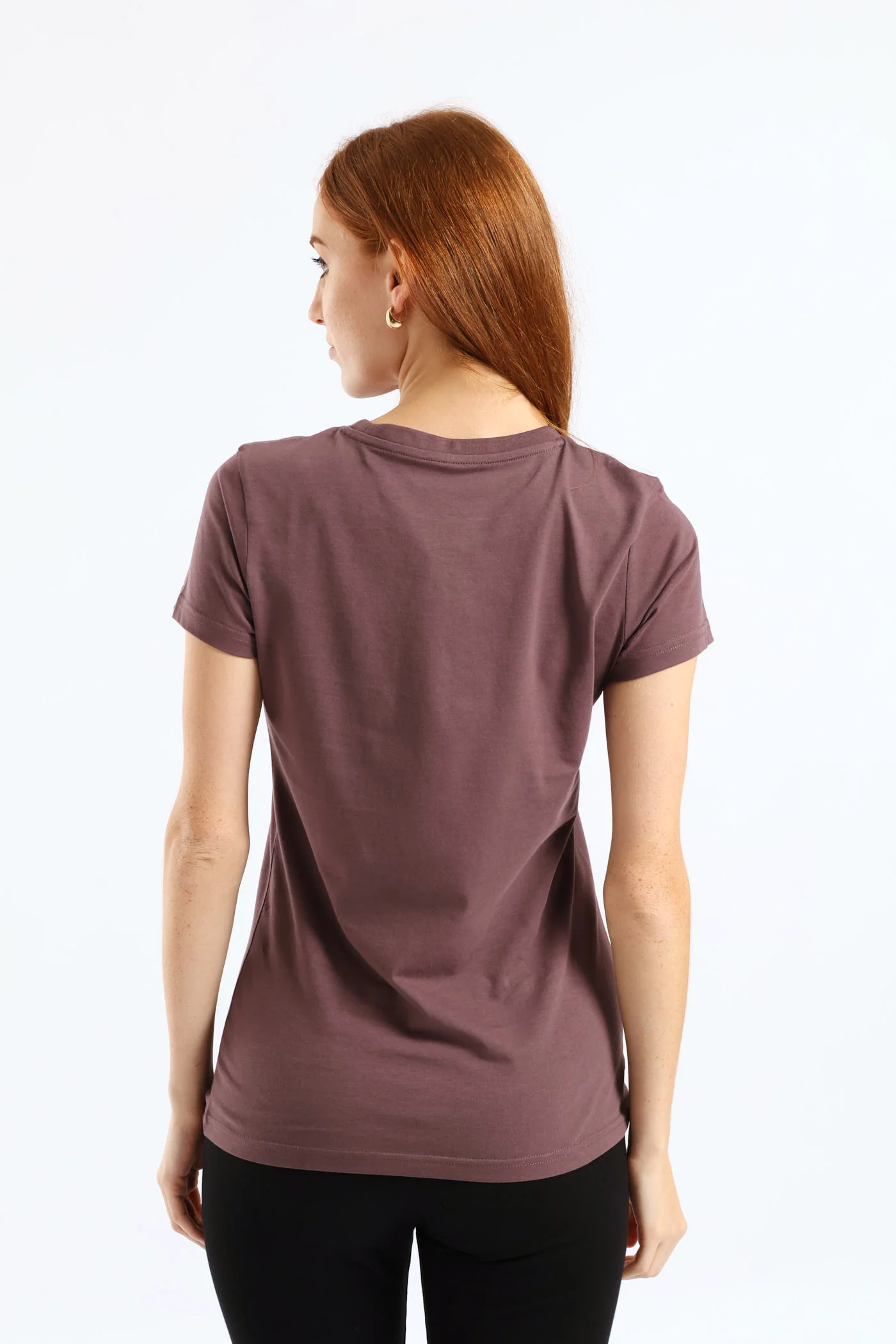 Metallic No. 1 Logo Tee - Mauve - Image 4