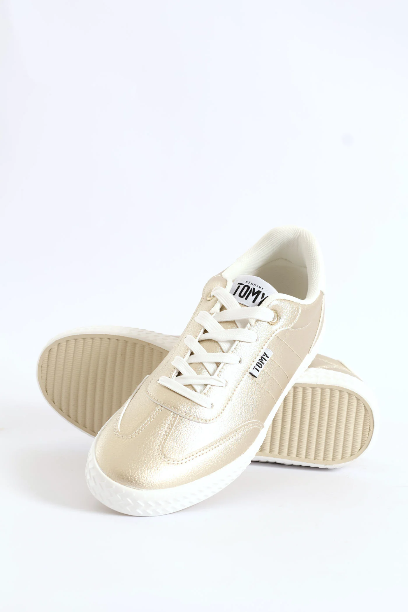 Metallic Sneaker - Gold - Image 3