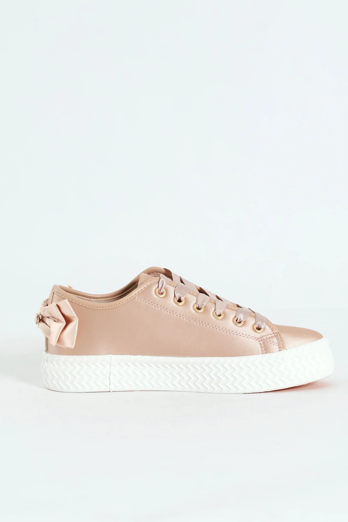 Miah Platform Lace Up Sneaker - Blush - Image 3