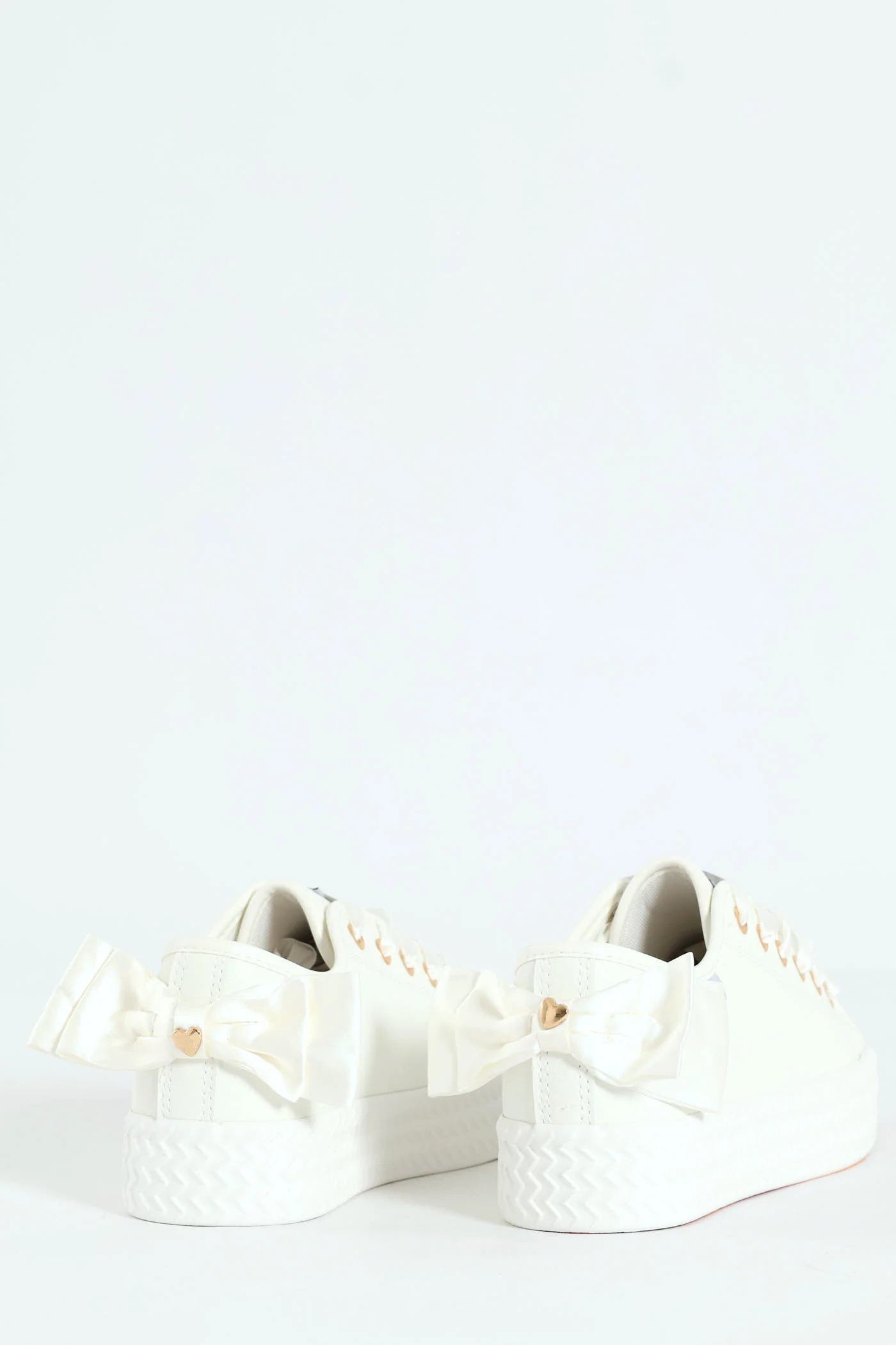 Miah Platform Lace Up Sneaker - White - Image 4
