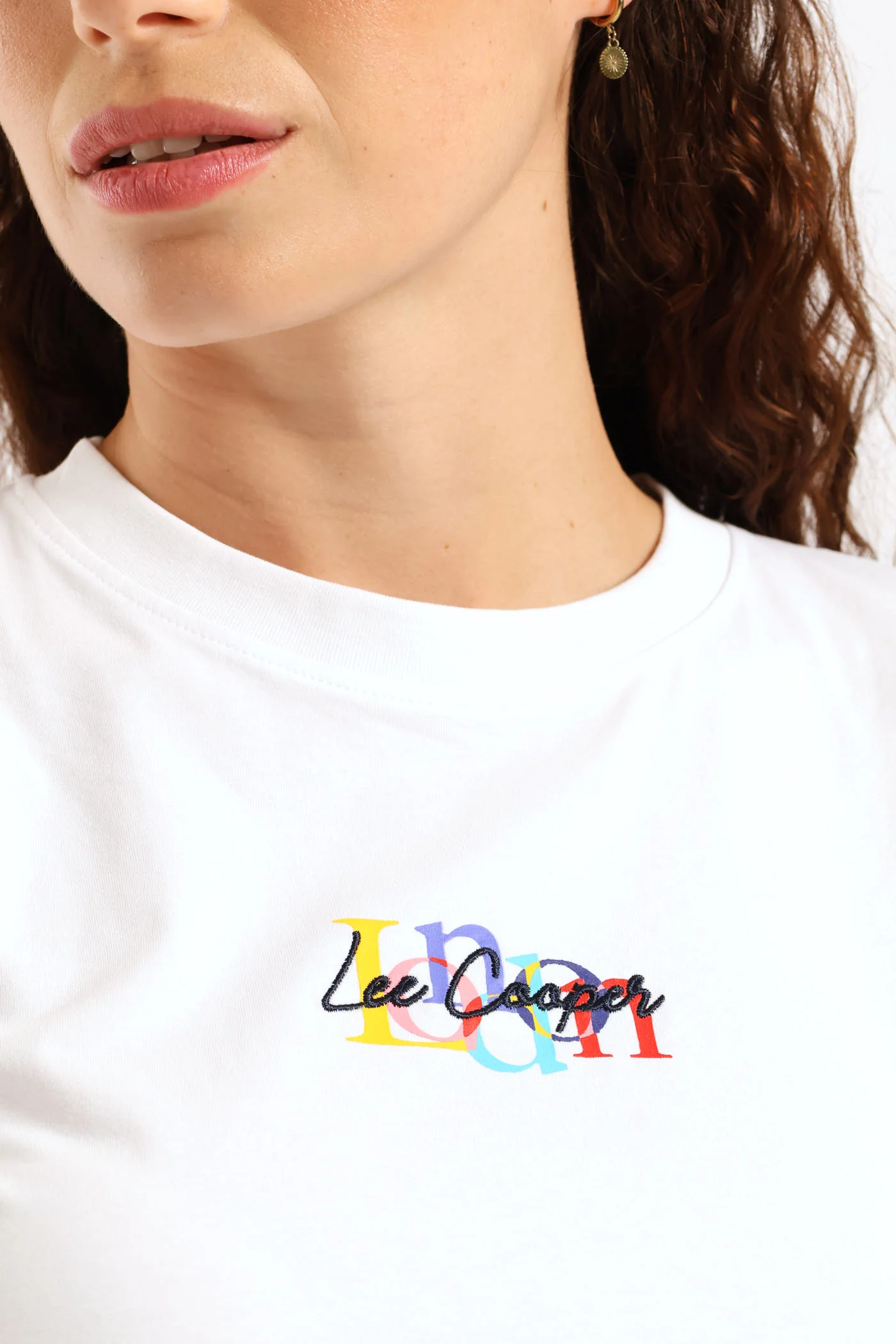 Micro Crop Fit T-Shirt - White - Image 2