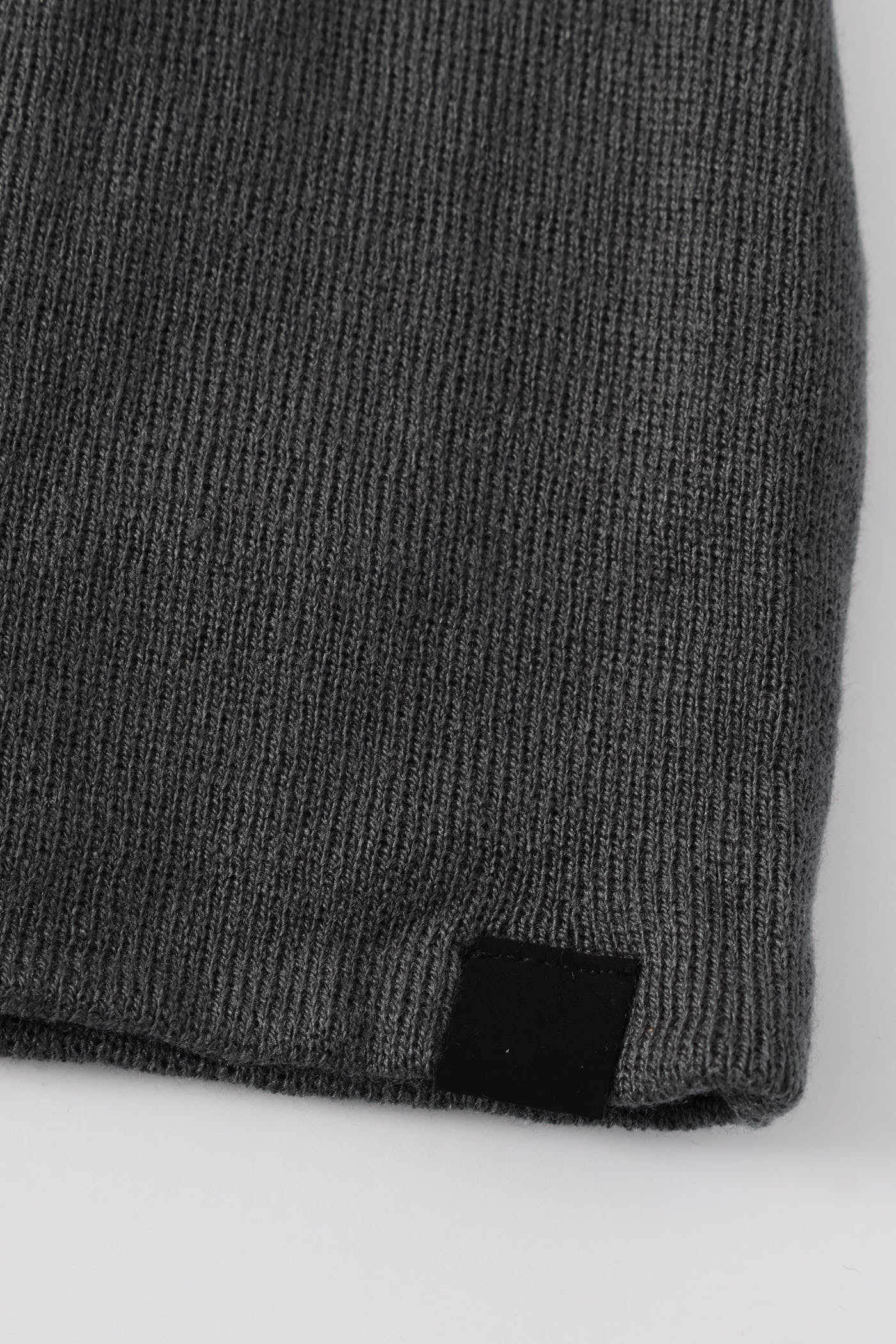 Micro Knit Beanie - Charcoal - Image 3