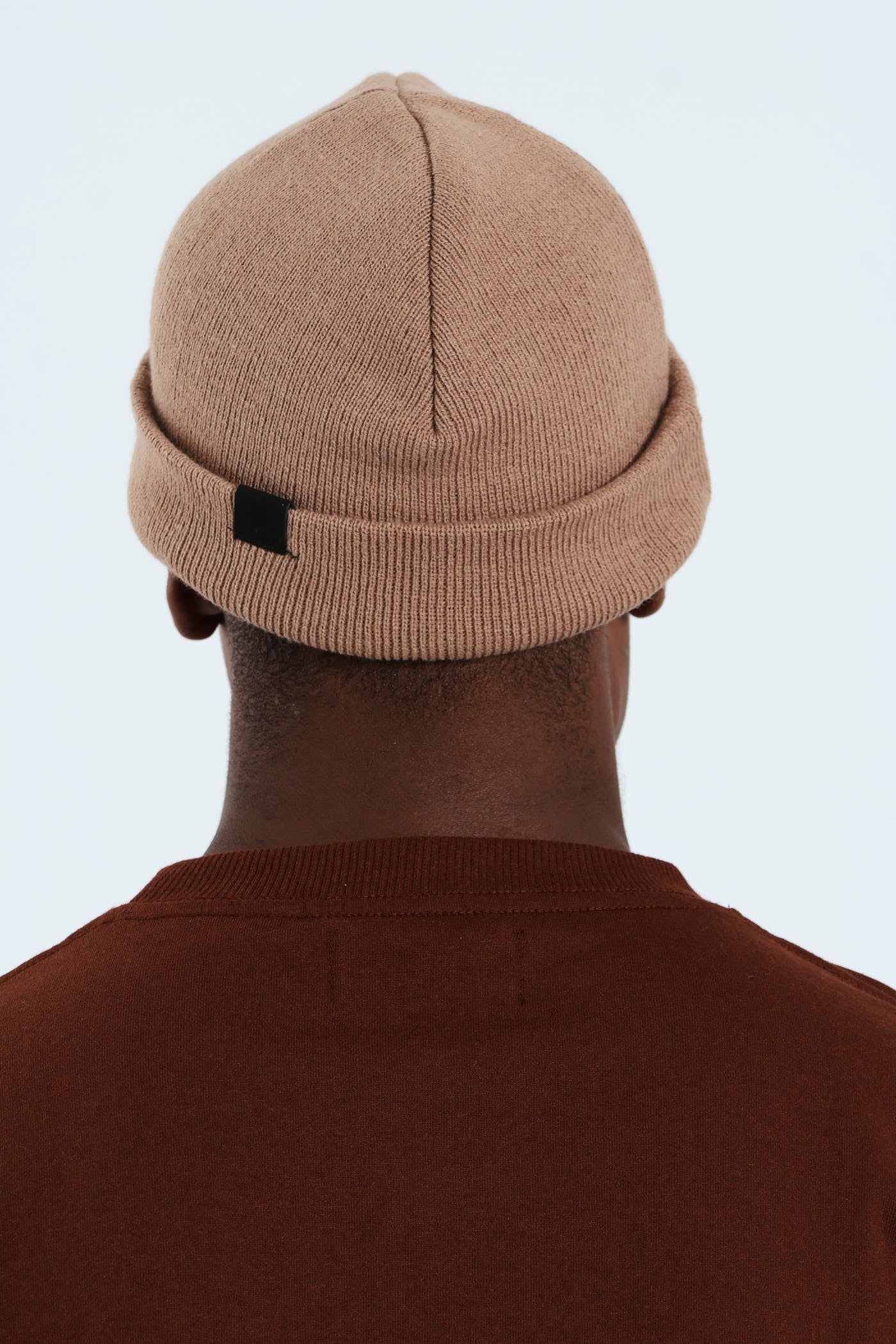 Micro Knit Beanie - Coffee - Image 3
