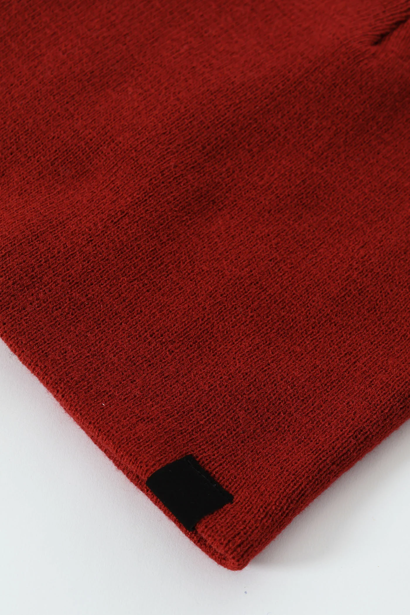 Micro Knit Beanie - Rust - Image 2