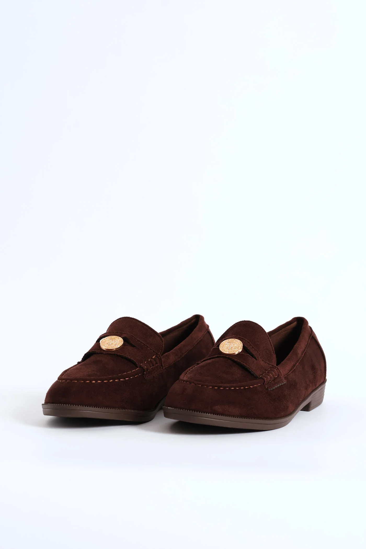 Microfibre Moccasin Loafer - Chocolate - Image 3
