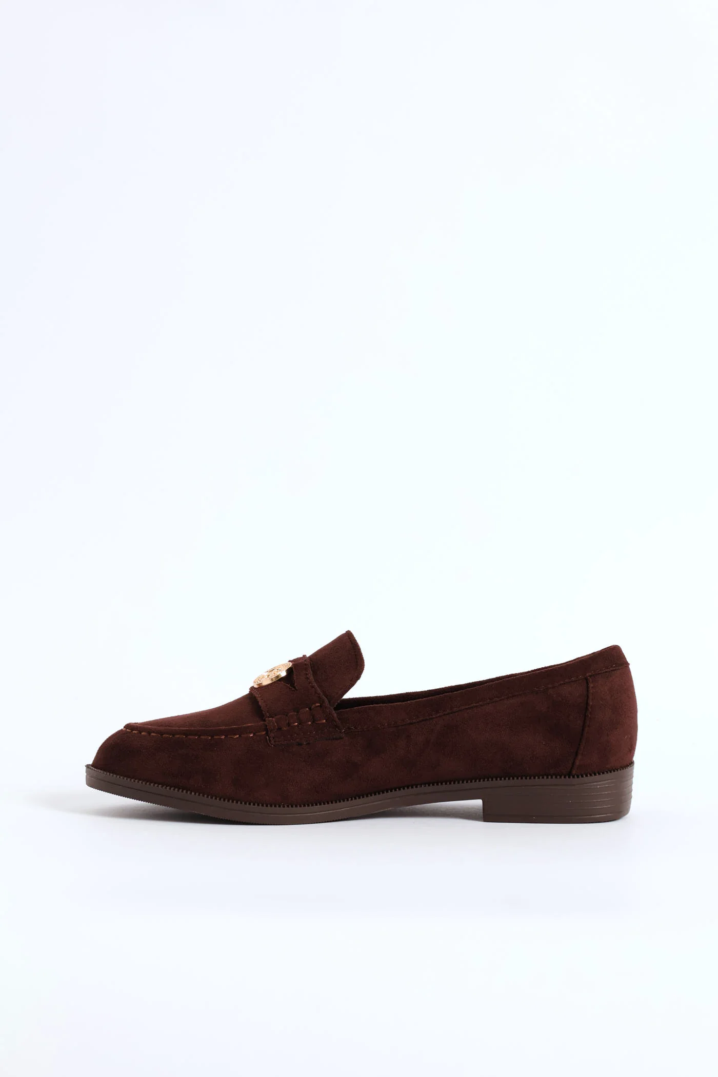 Microfibre Moccasin Loafer - Chocolate - Image 4
