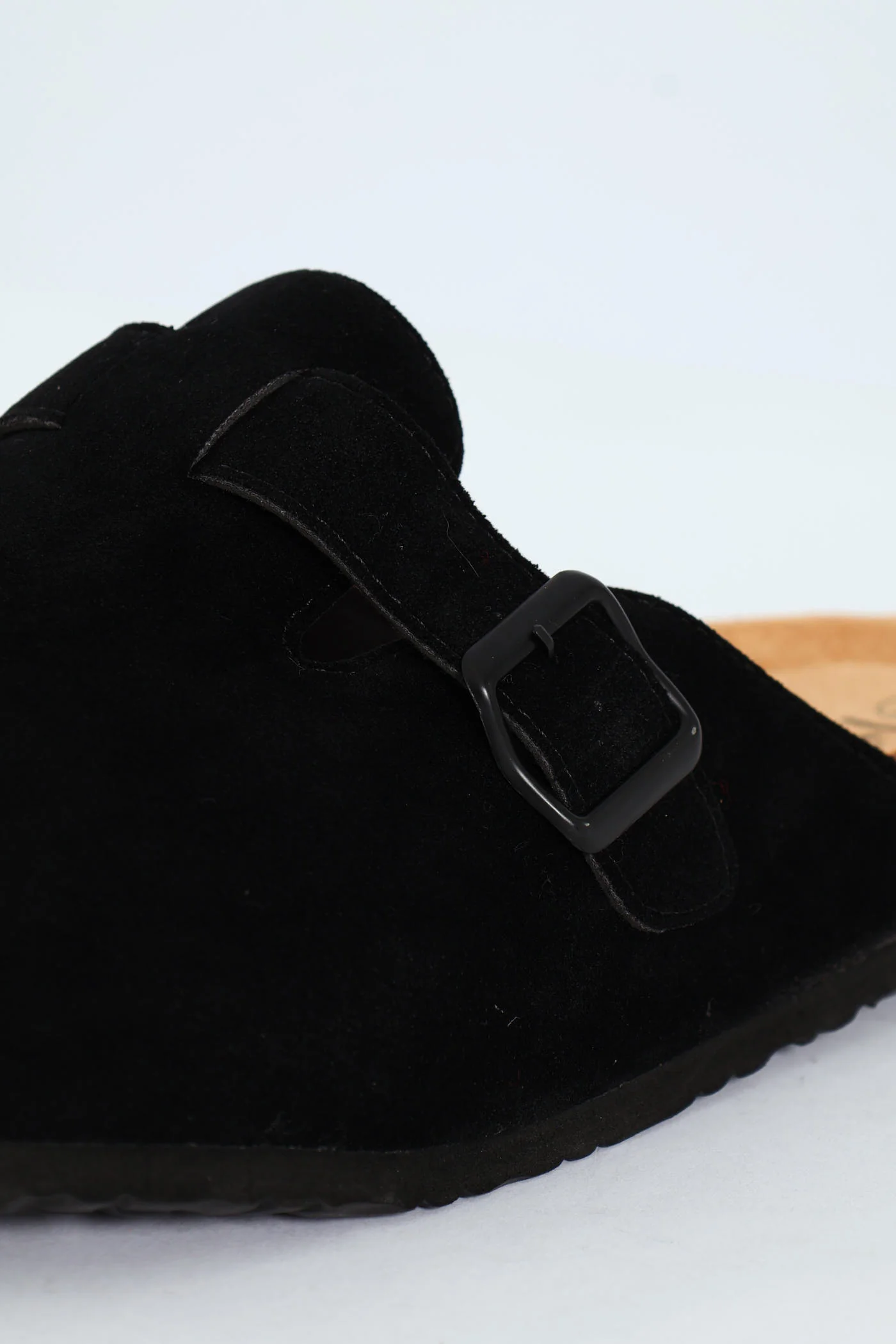 Microsuede Fashion Clog - Black - Image 2