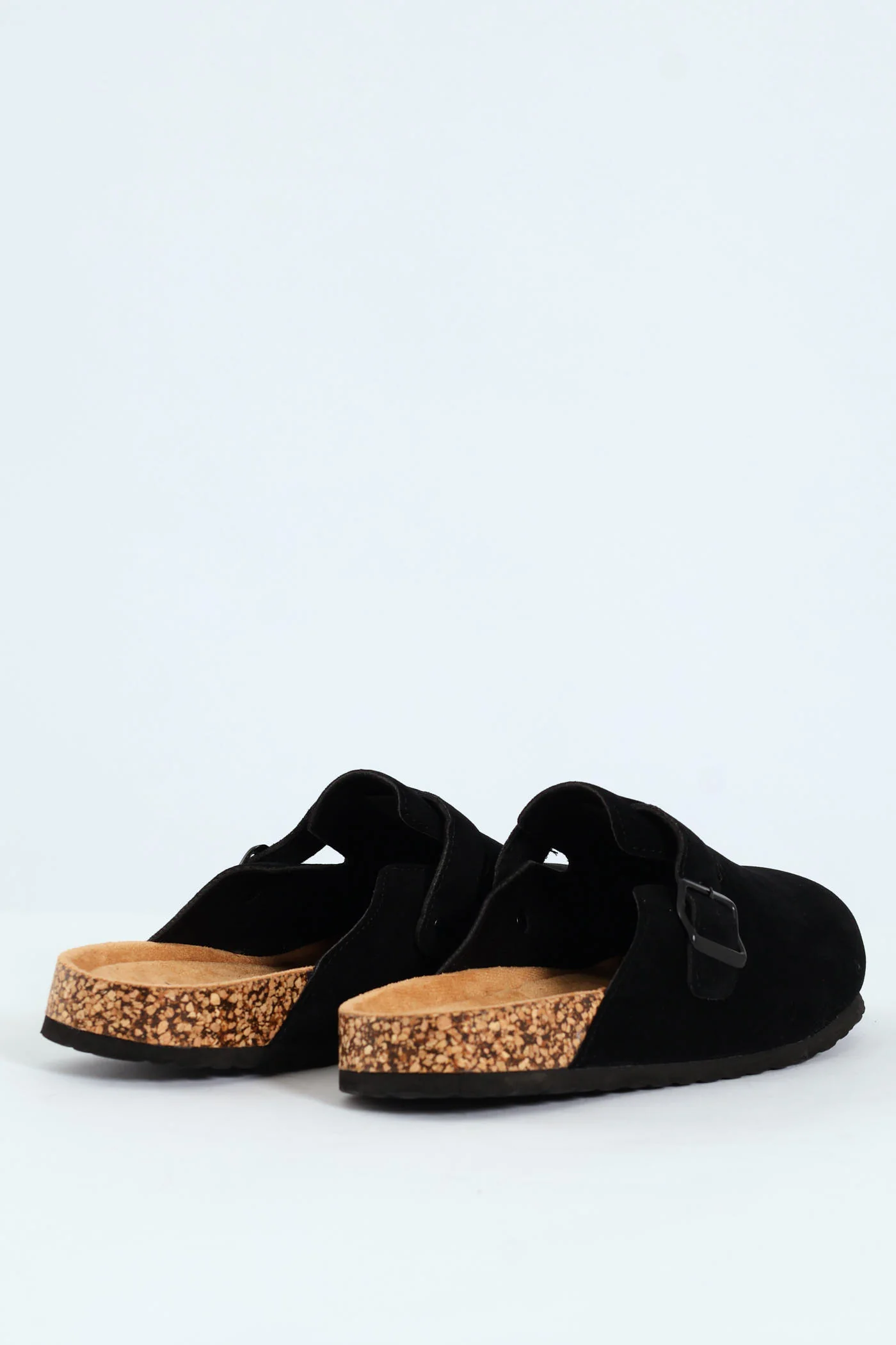 Microsuede Fashion Clog - Black - Image 3