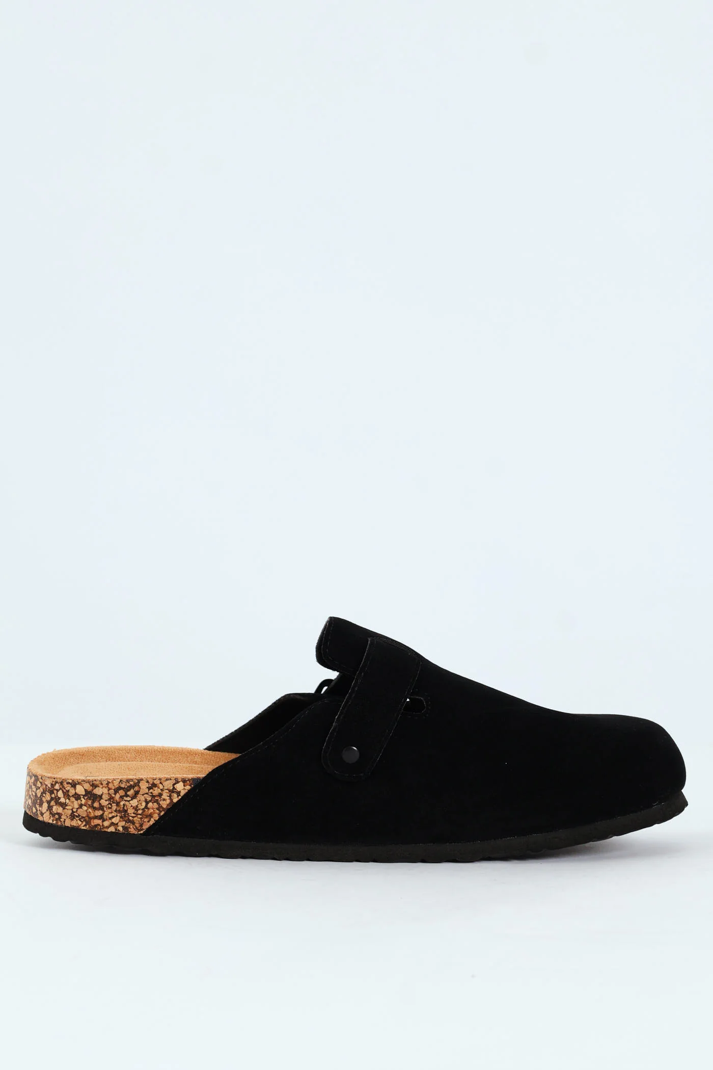 Microsuede Fashion Clog - Black - Image 4