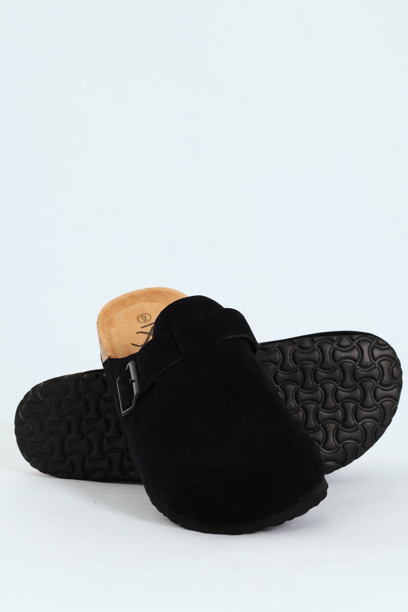 Microsuede Fashion Clog - Black - Image 5