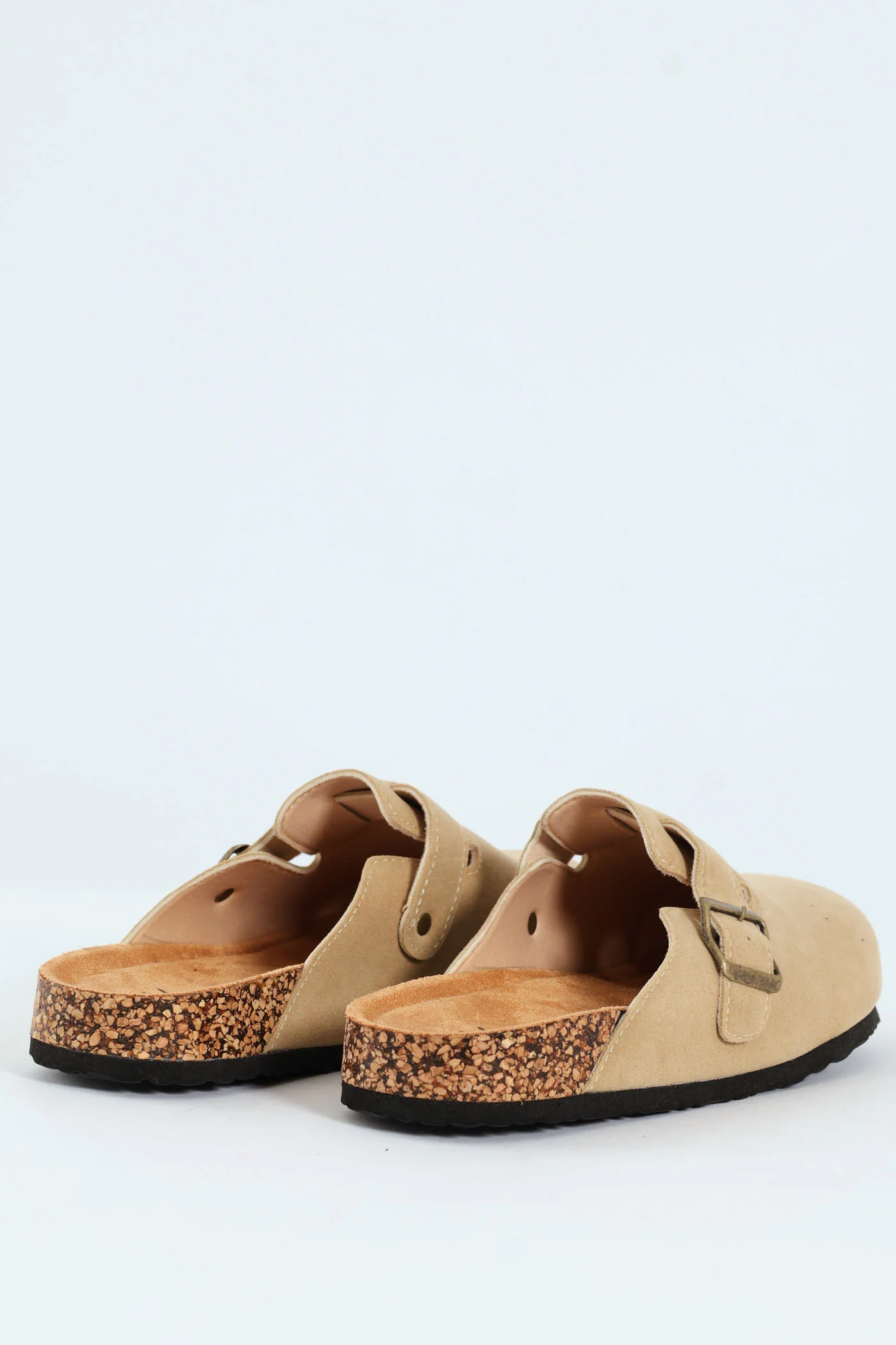 Microsuede Fashion Clog - Taupe - Image 5