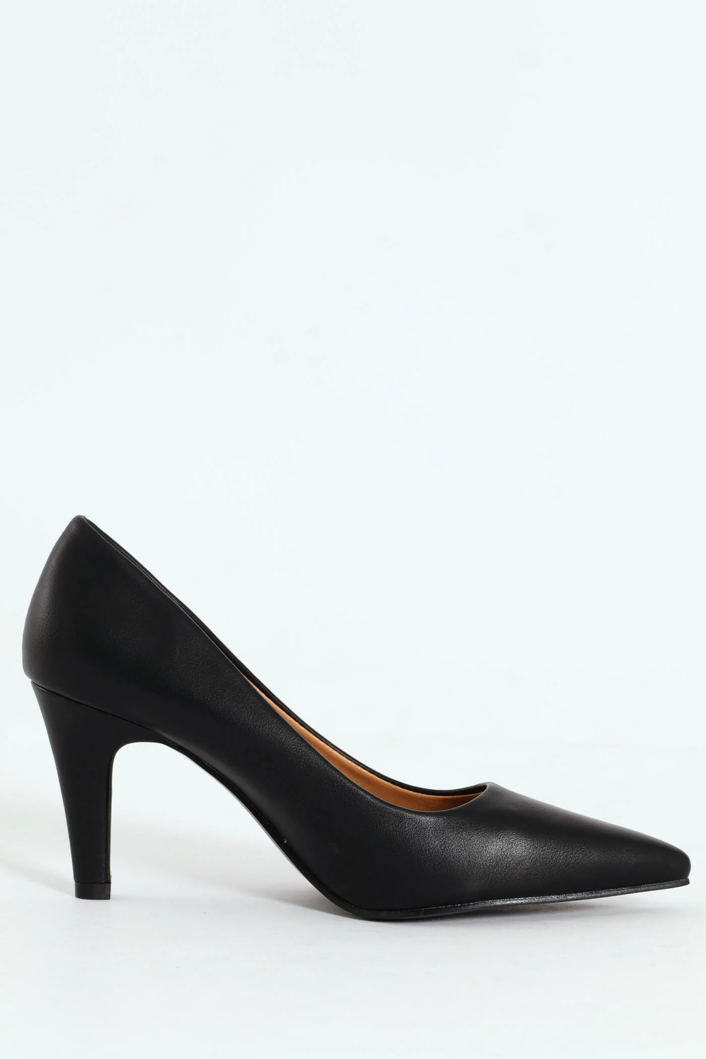 Mid Court Heel - Black - Image 3