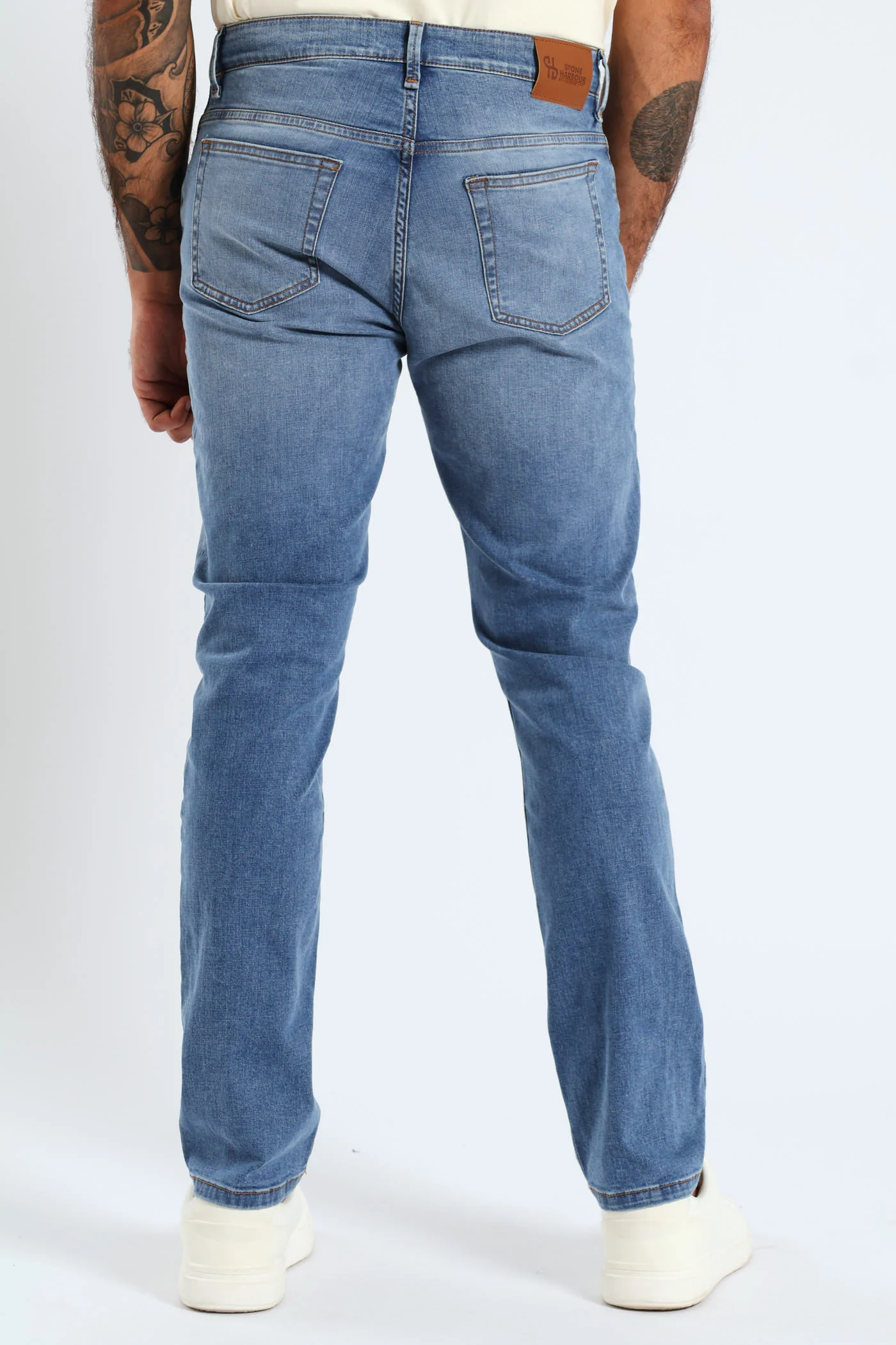 Mid Quartz Slim Denim - Mid Wash - Image 3