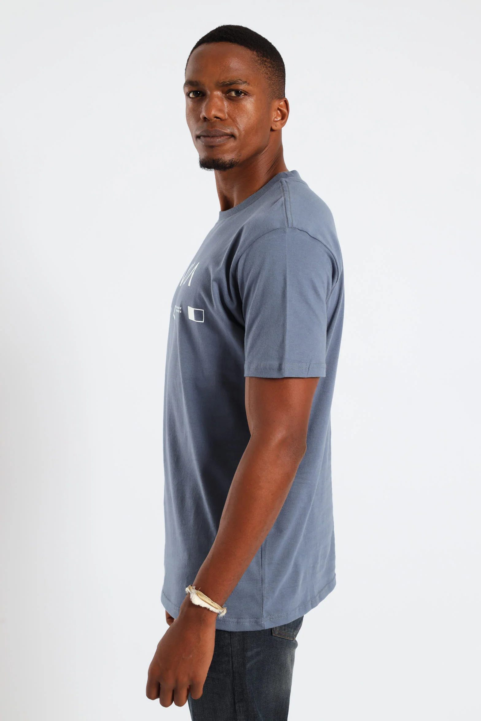 Mid Short Sleeve Tee - Blue - Image 3