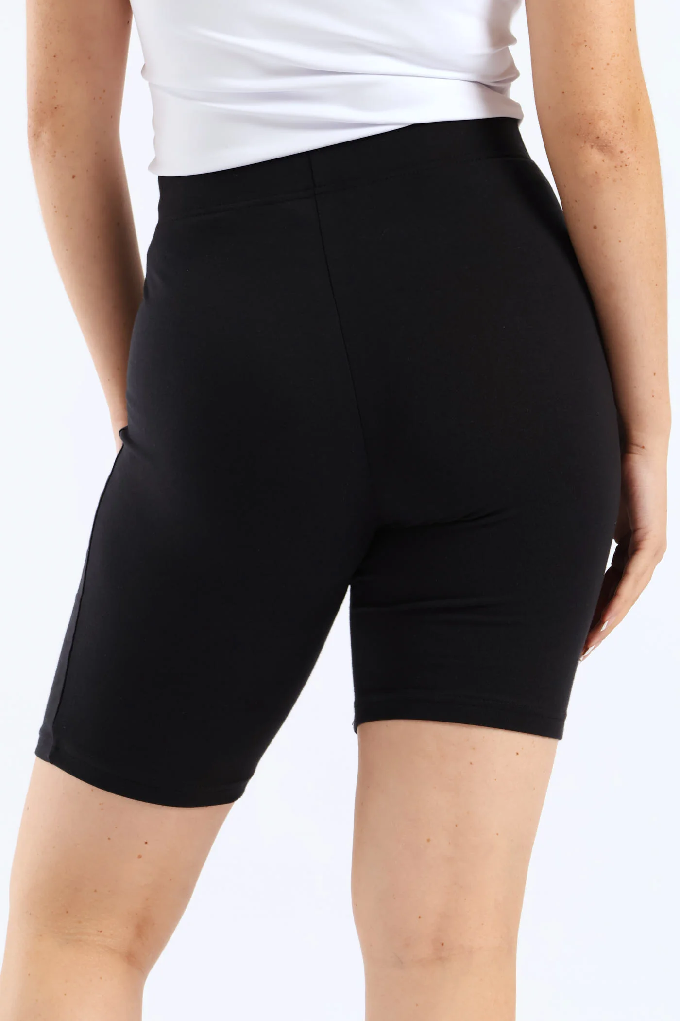 Mid Thigh Cycle Short - Black - Image 2