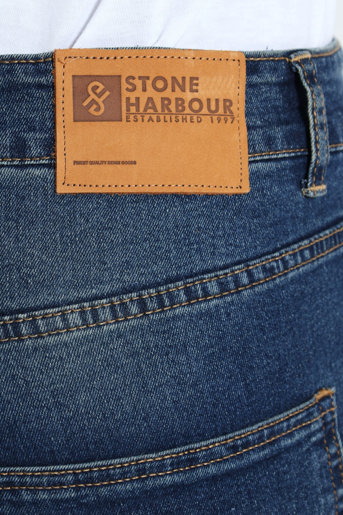 Mid Tint Creased Skinny Jean - Denim - Image 4