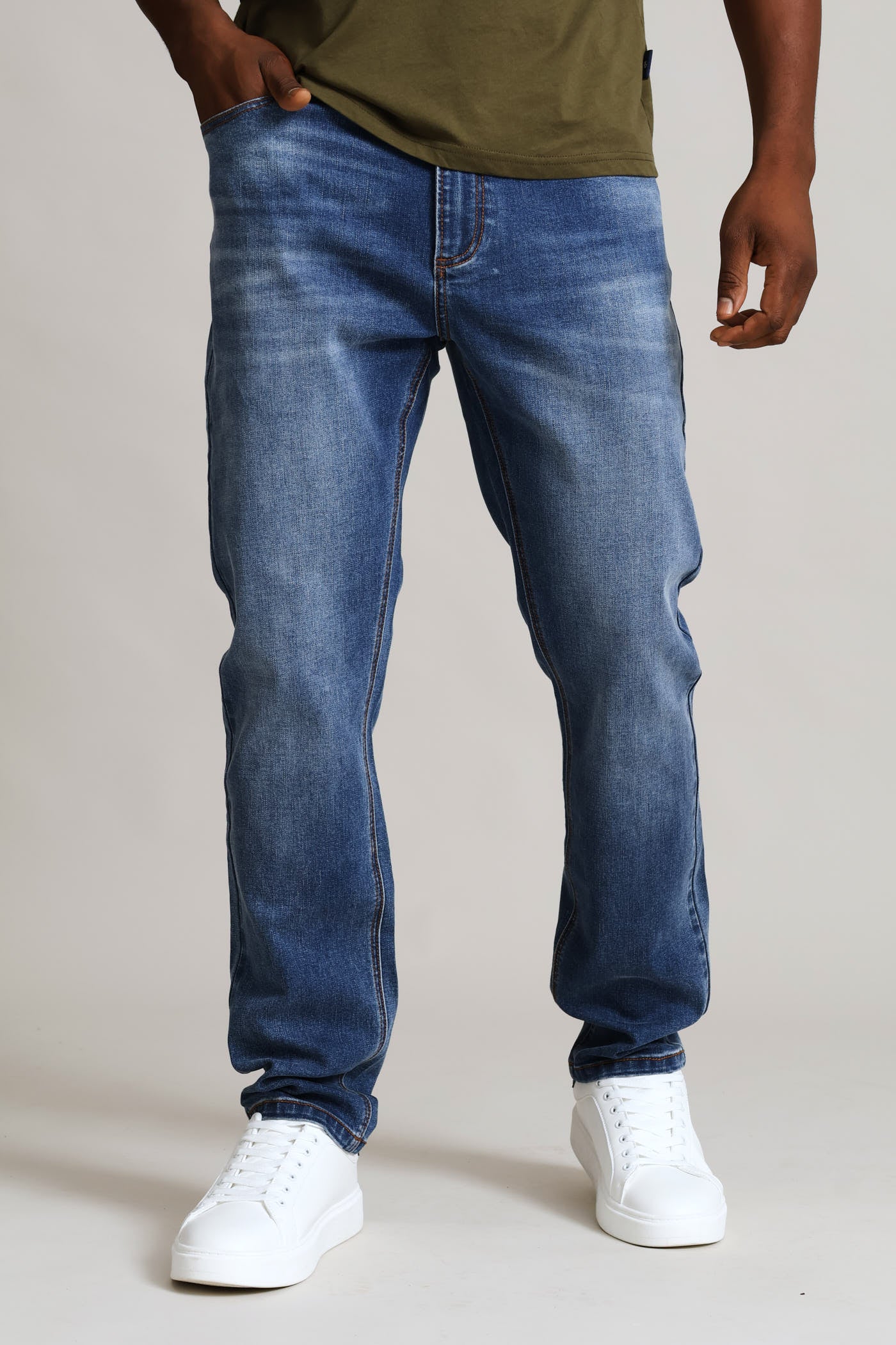 Mid Tint Slim Jeans - Denim - Image 2