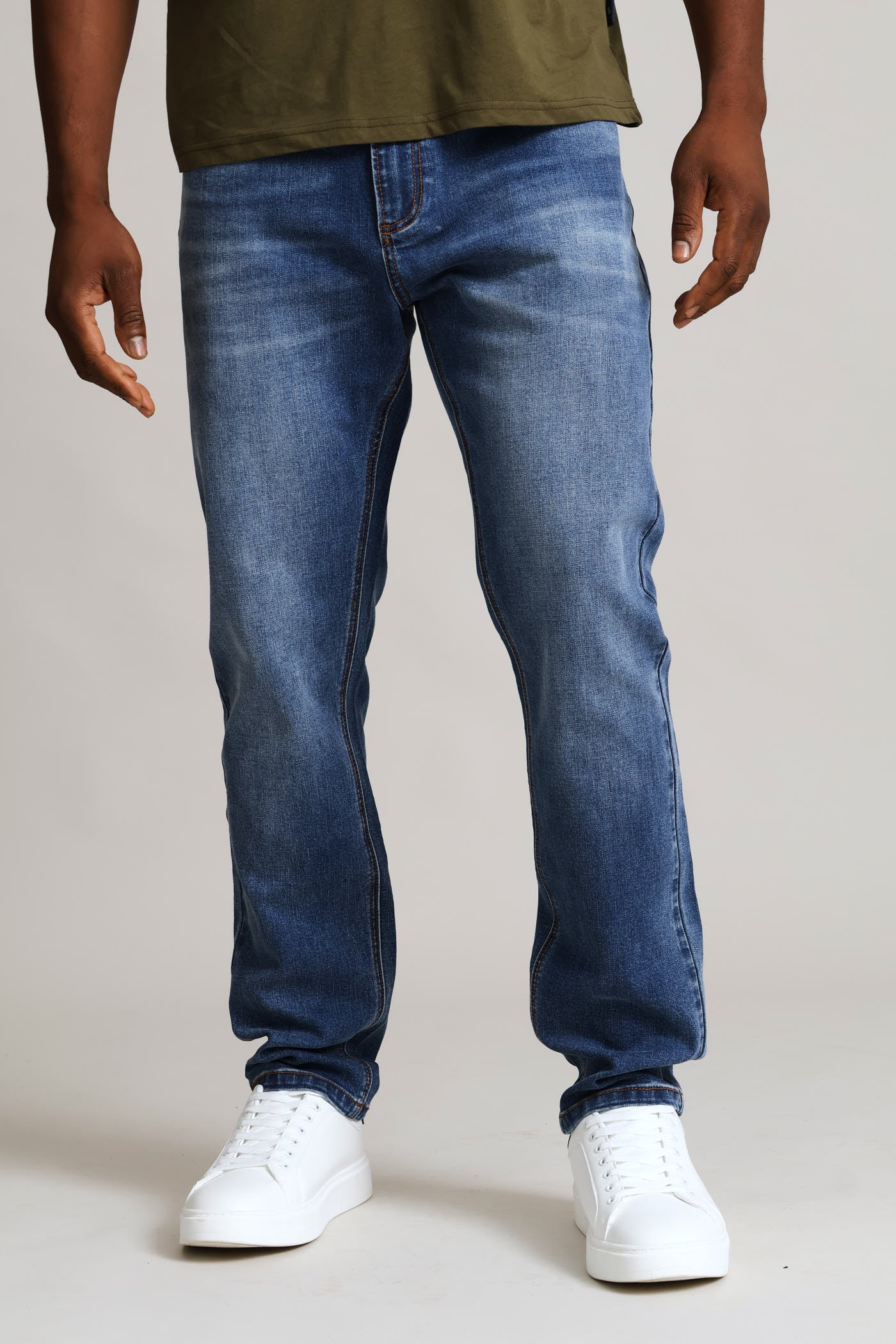 Mid Tint Slim Jeans - Denim - Image 4