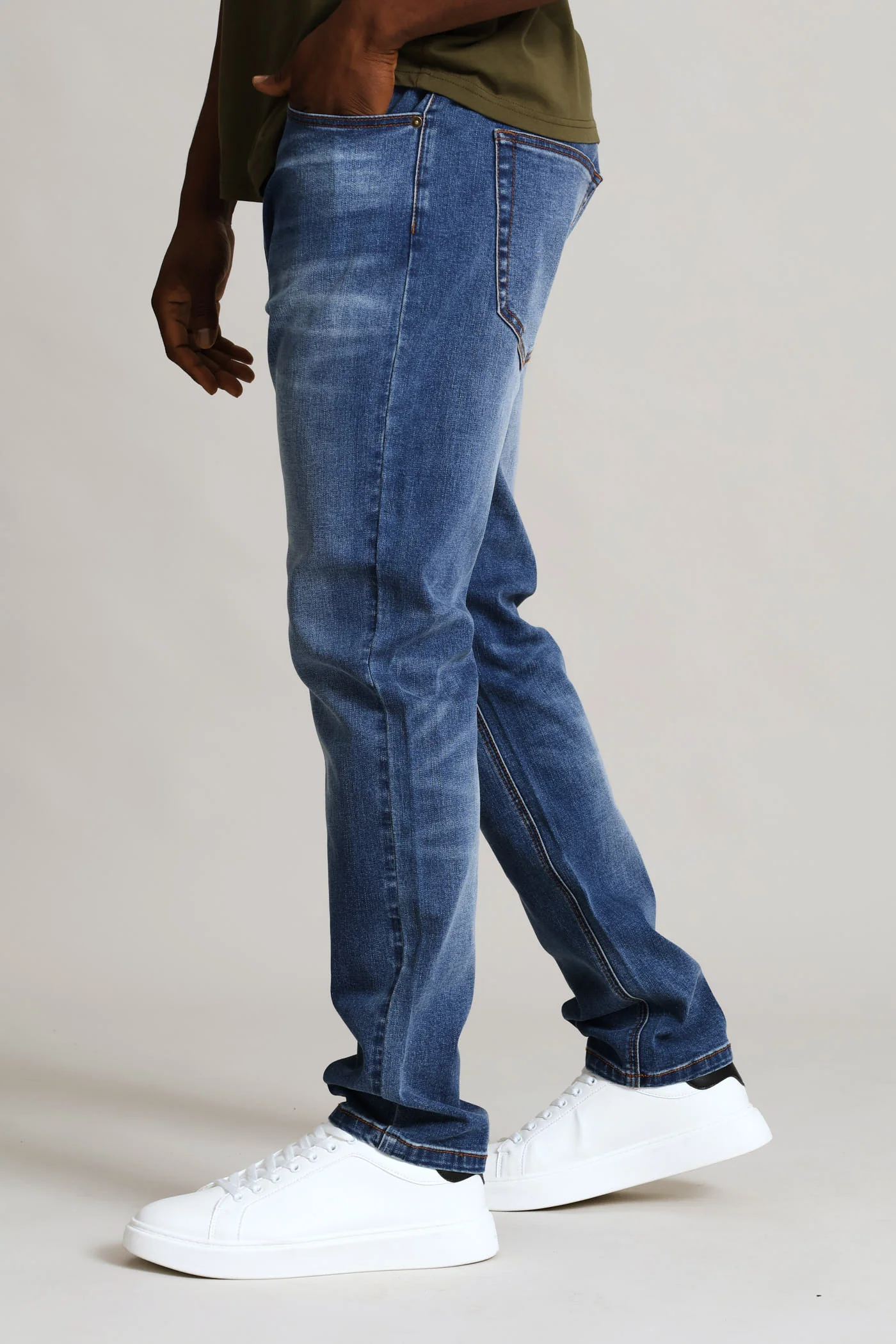 Mid Tint Slim Jeans - Denim - Image 5
