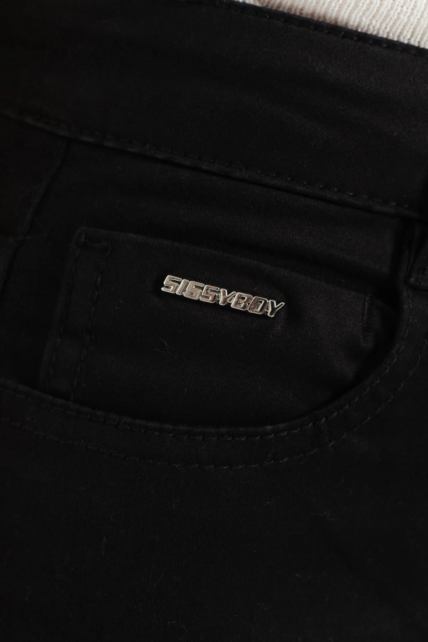Mid-Waist Bootleg Jean - Black - Image 2