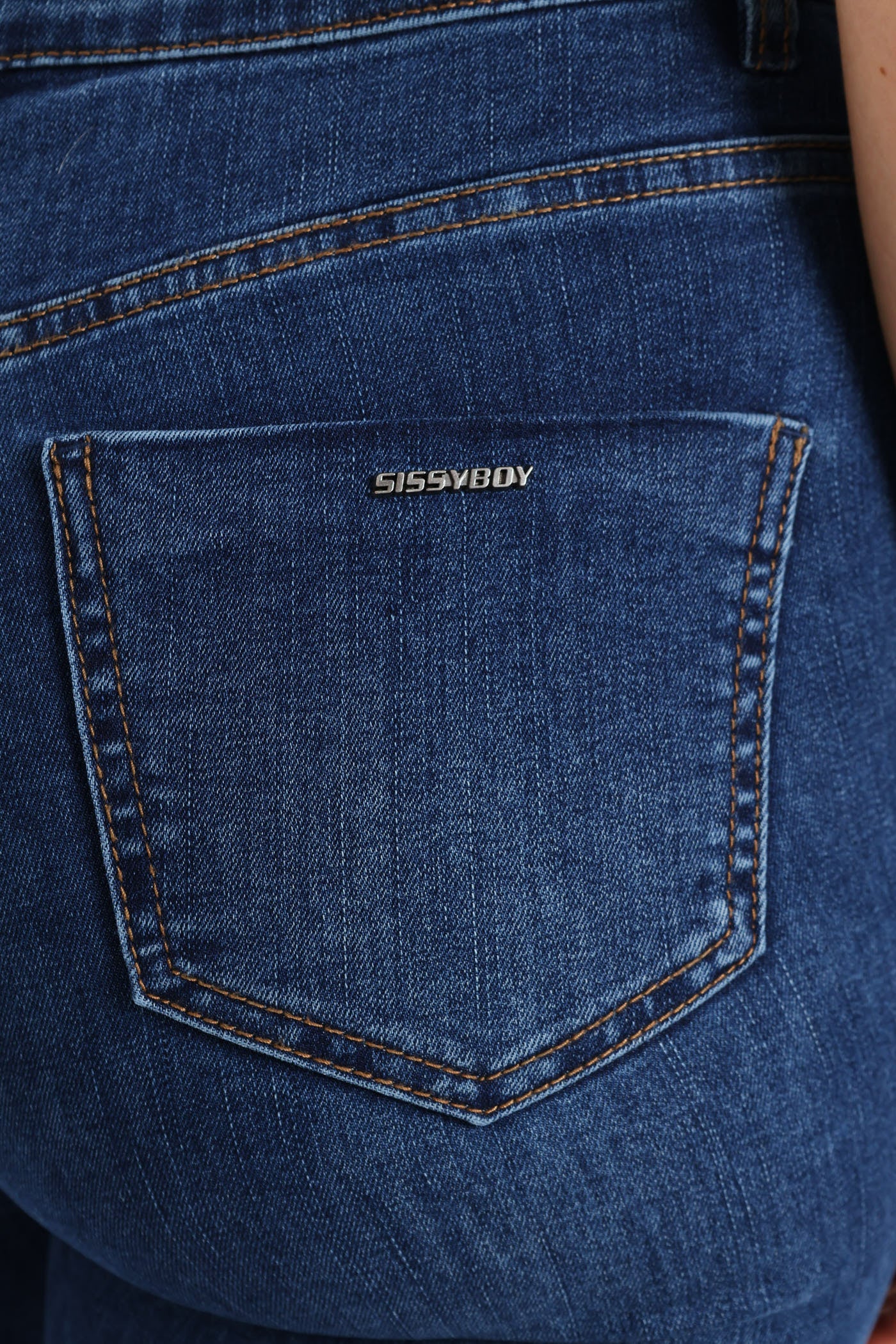 Mid-Waist Skinny Jeans - Medium Wash - Image 12