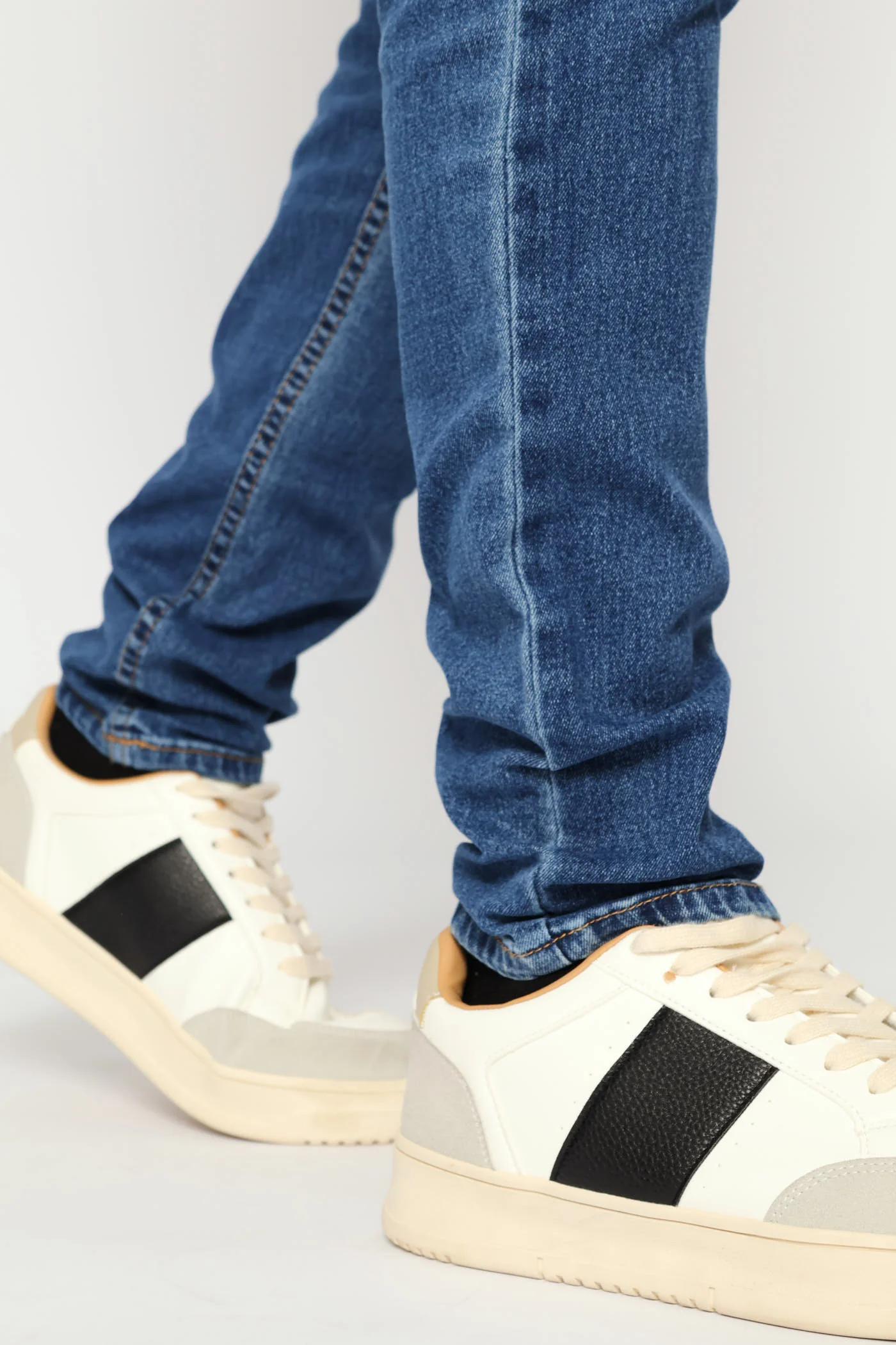 Mid Wash Super Skinny Basic Denim - Mid Wash - Image 6
