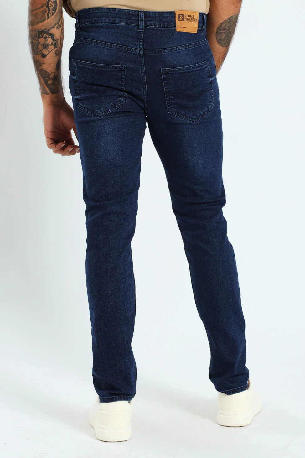 Mid Whisker Blast Skinny Denim - Denim - Image 4