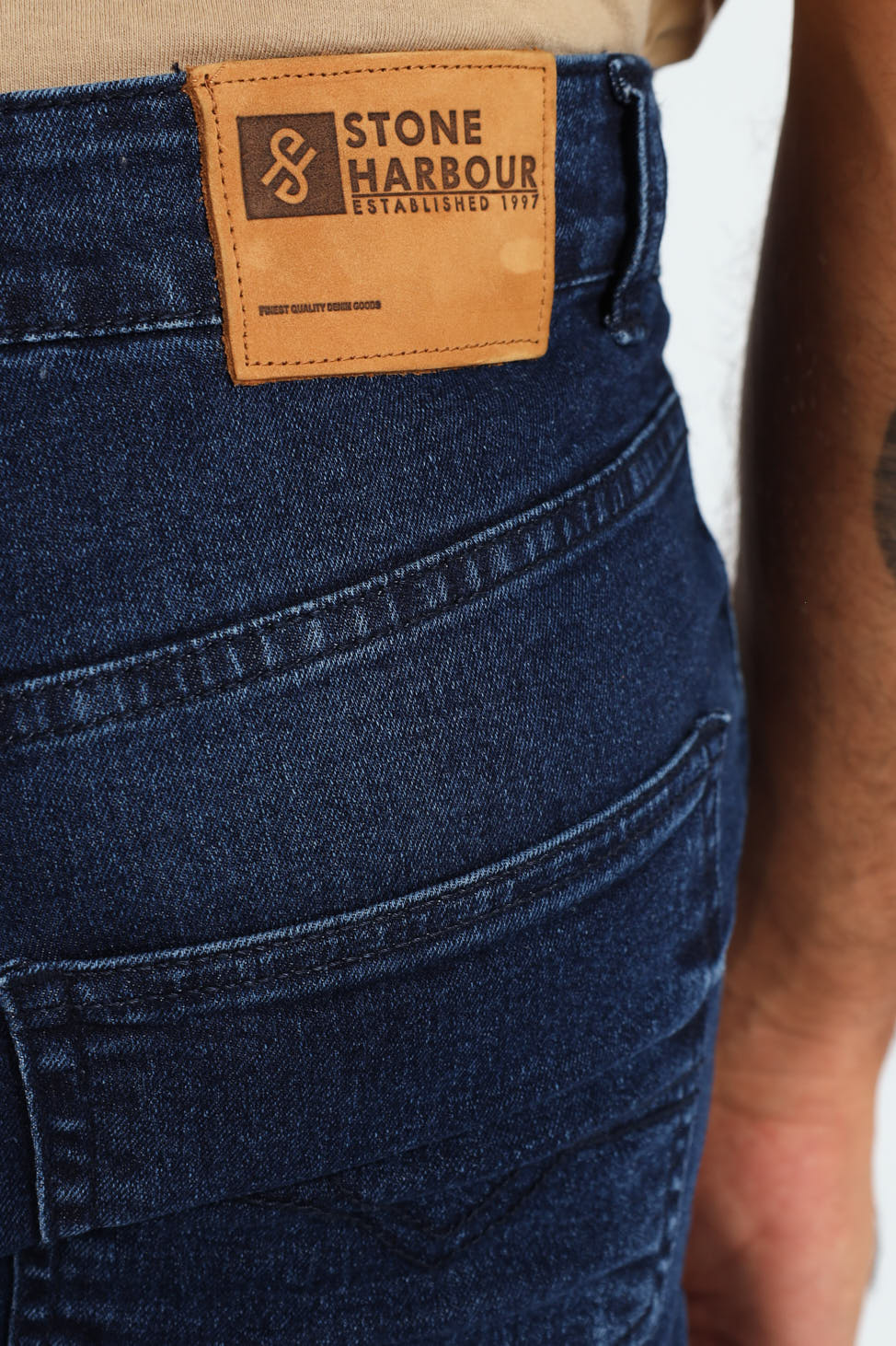 Mid Whisker Blast Skinny Denim - Denim - Image 5