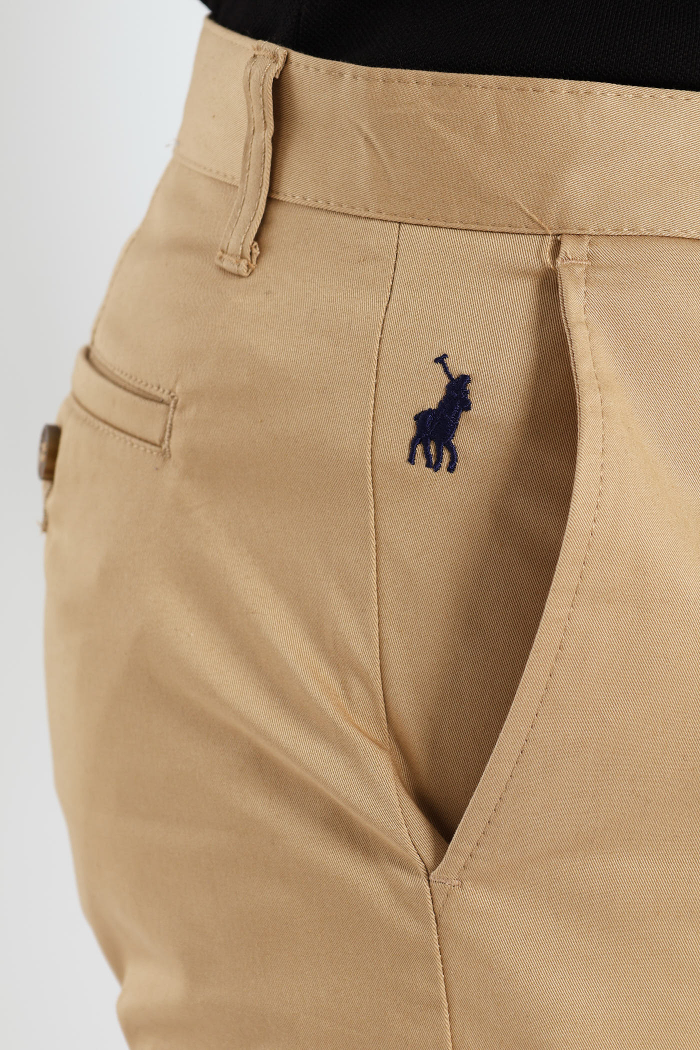 Milan Straight Leg Chino - Khaki - Image 4