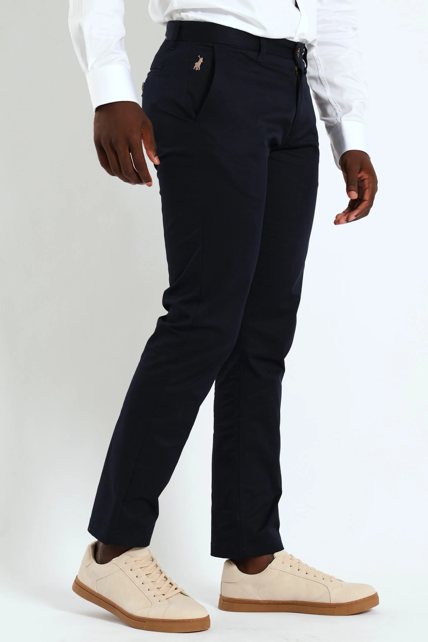Milan Straight Leg Chino - Navy - Image 2