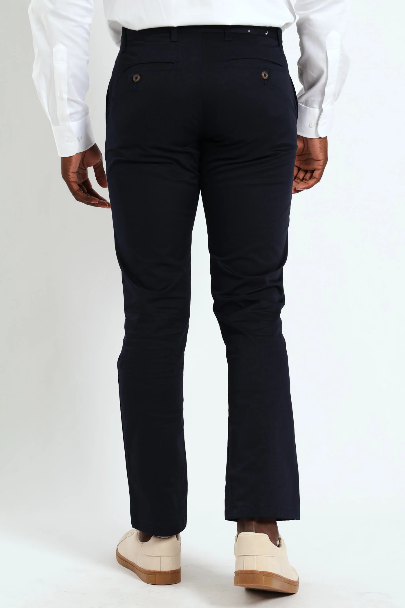 Milan Straight Leg Chino - Navy - Image 3