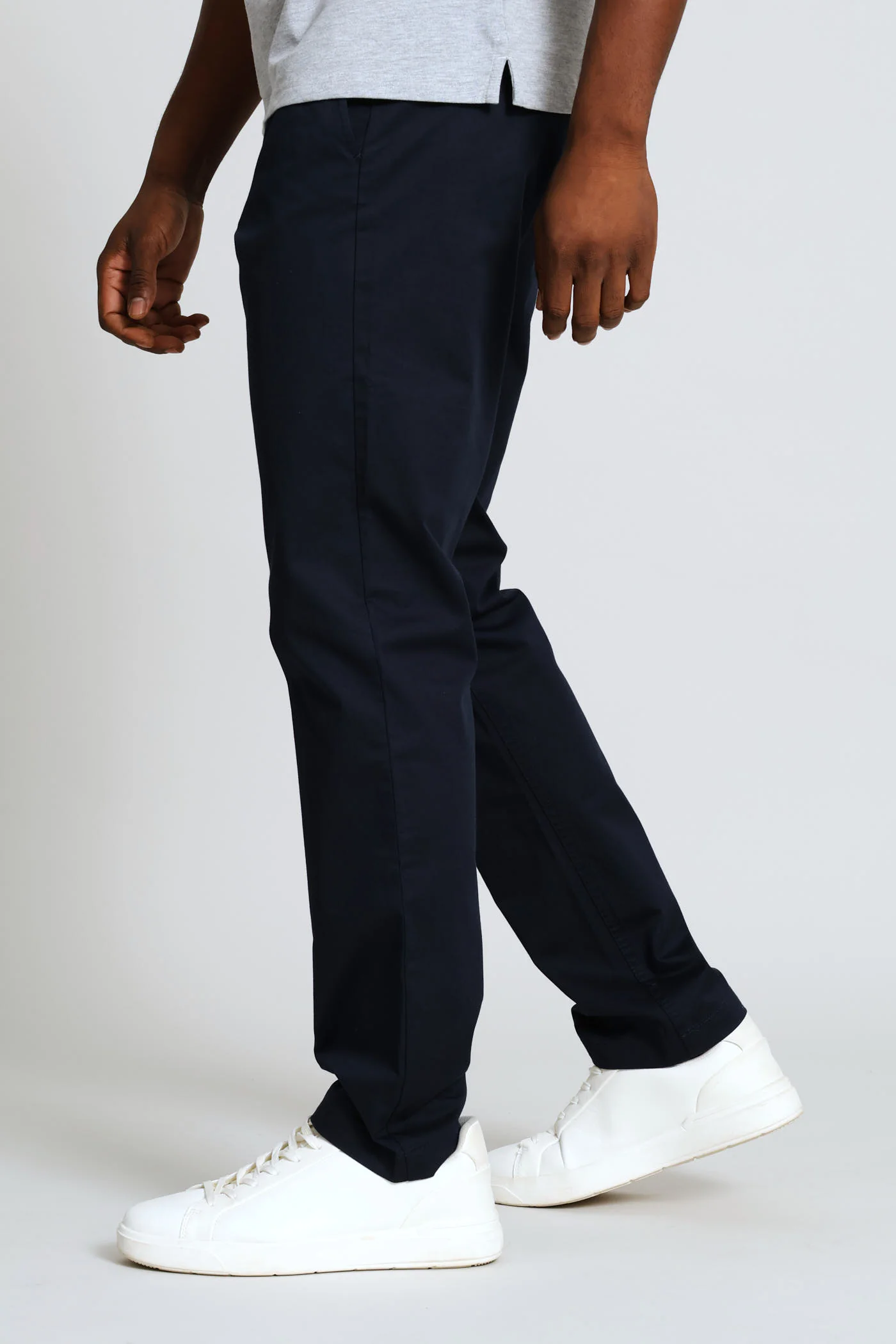 Milan Straight Leg Chino - Navy - Image 2