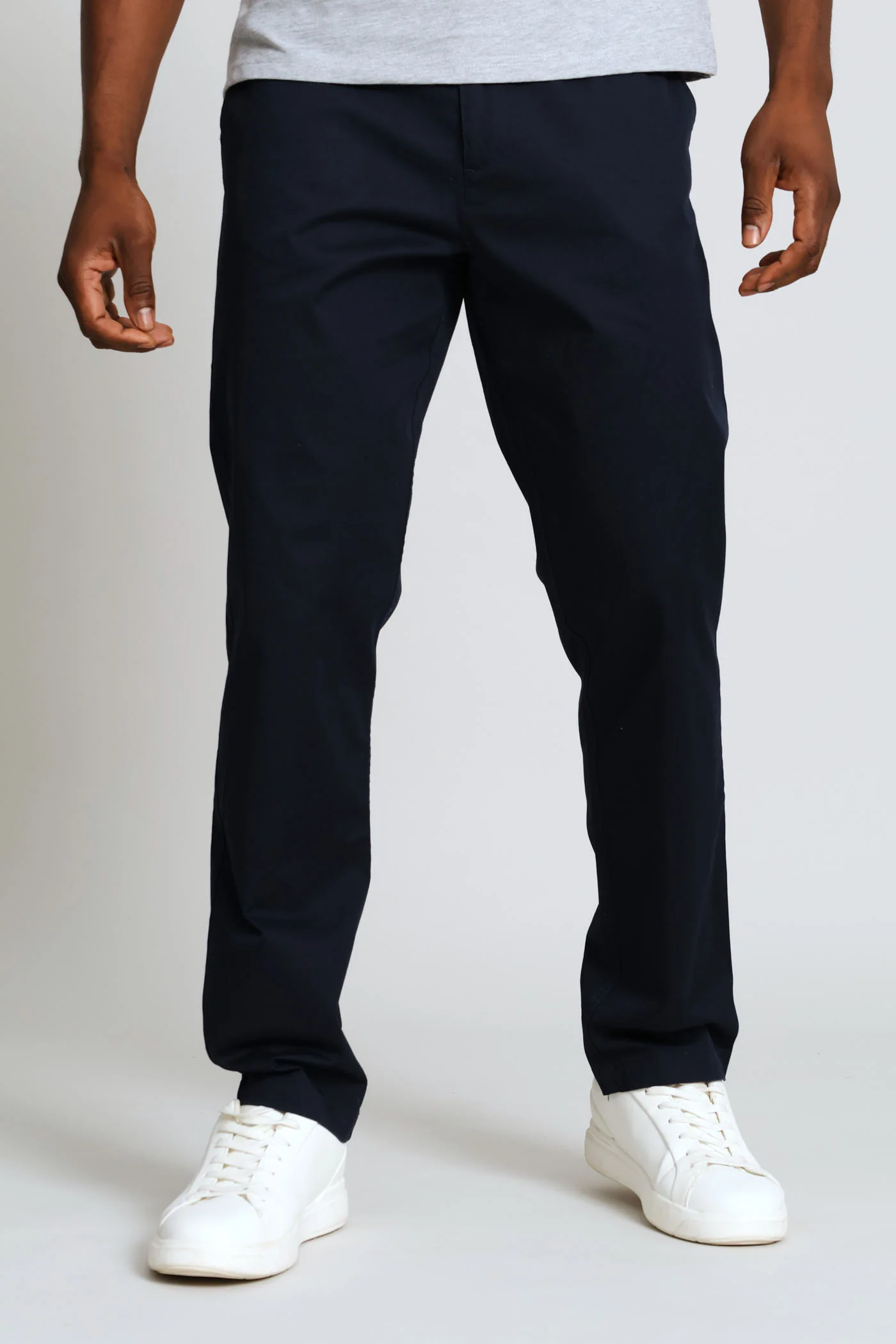 Milan Straight Leg Chino - Navy - Image 4