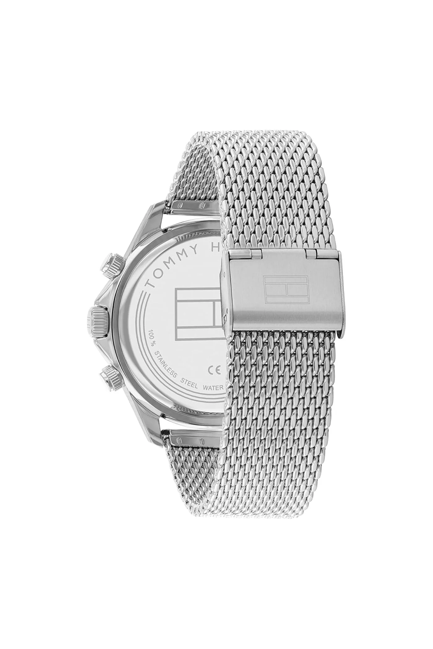 Miles Mesh Strap Mens Watch - Silver - Image 4