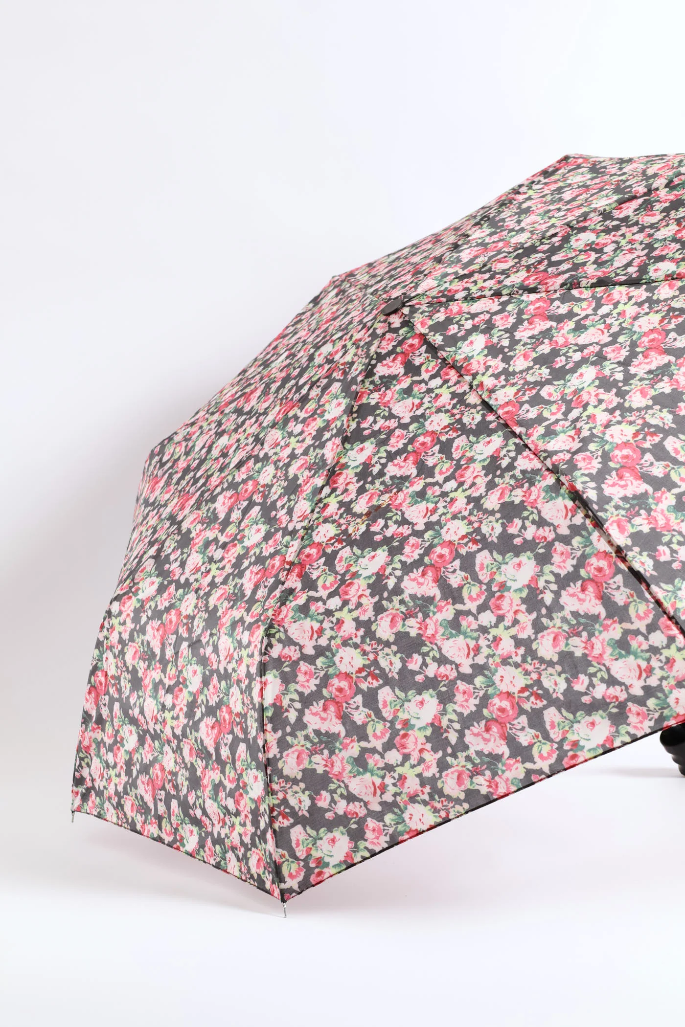 Mini 2 Fold Manual Open Print Umbrella - Pink - Image 2