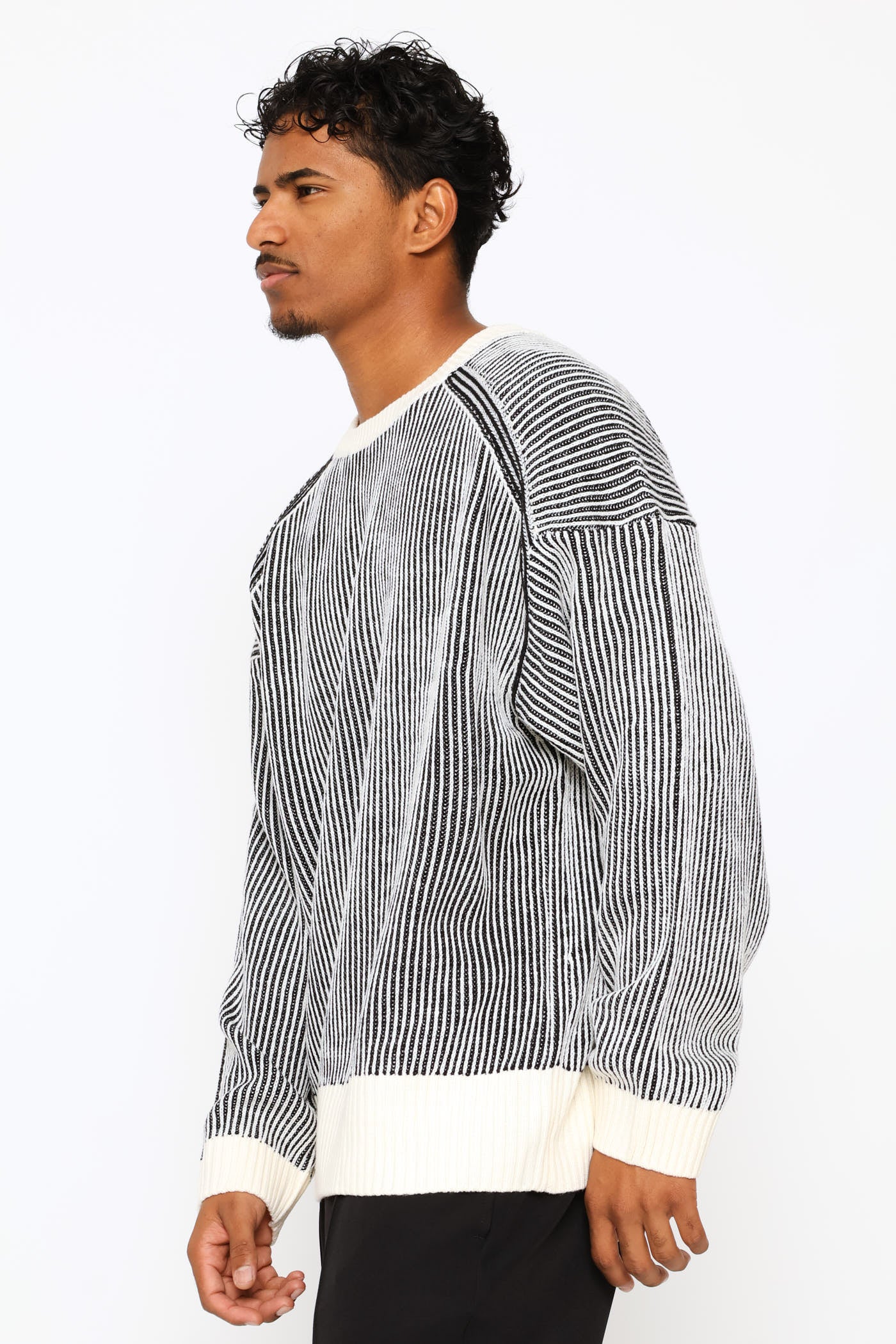 Mini Cable Knitwear - Stone - Image 3