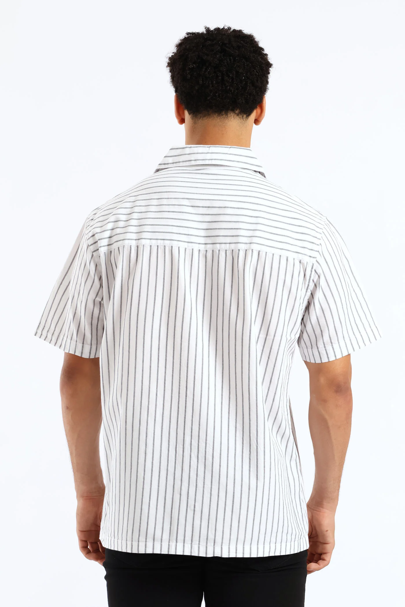 Mini Stripe Shirt - Stone - Image 4