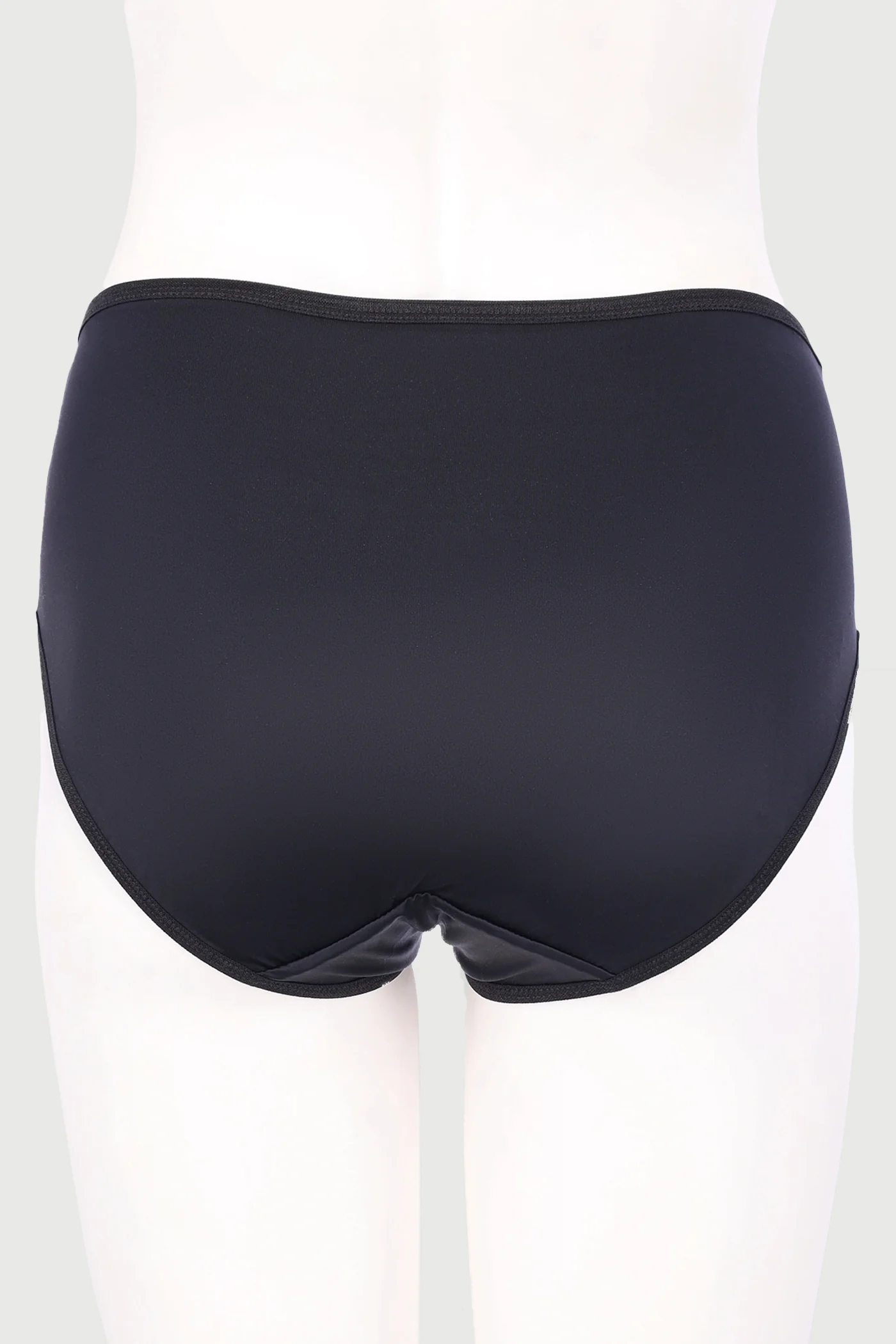 Miracle 2 Pack High Leg Panties - White/Black - Image 3