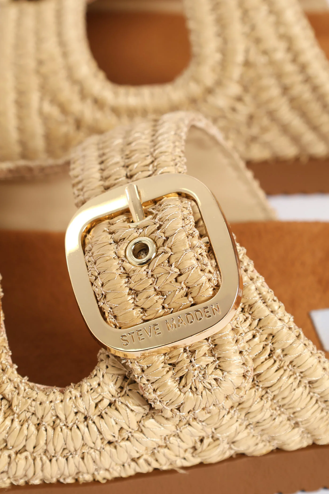 Miramar Double Strap Raffia Birky Sandal - Natural - Image 5