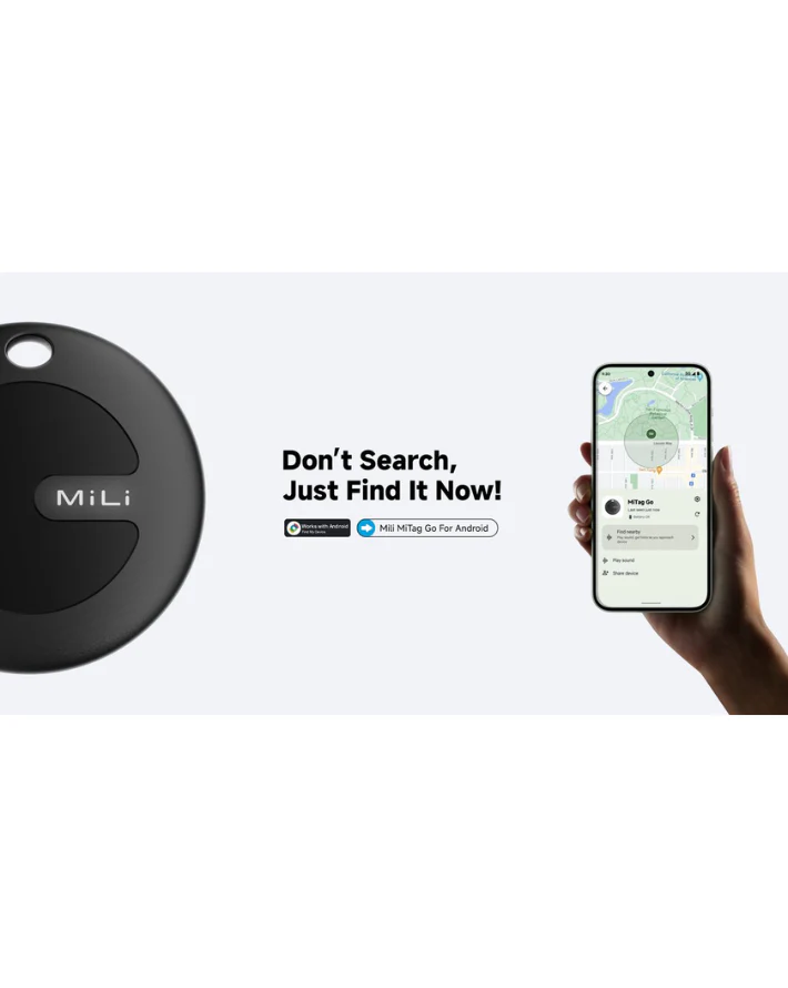 MiTag Android Tag with Keyring - Black - Image 4