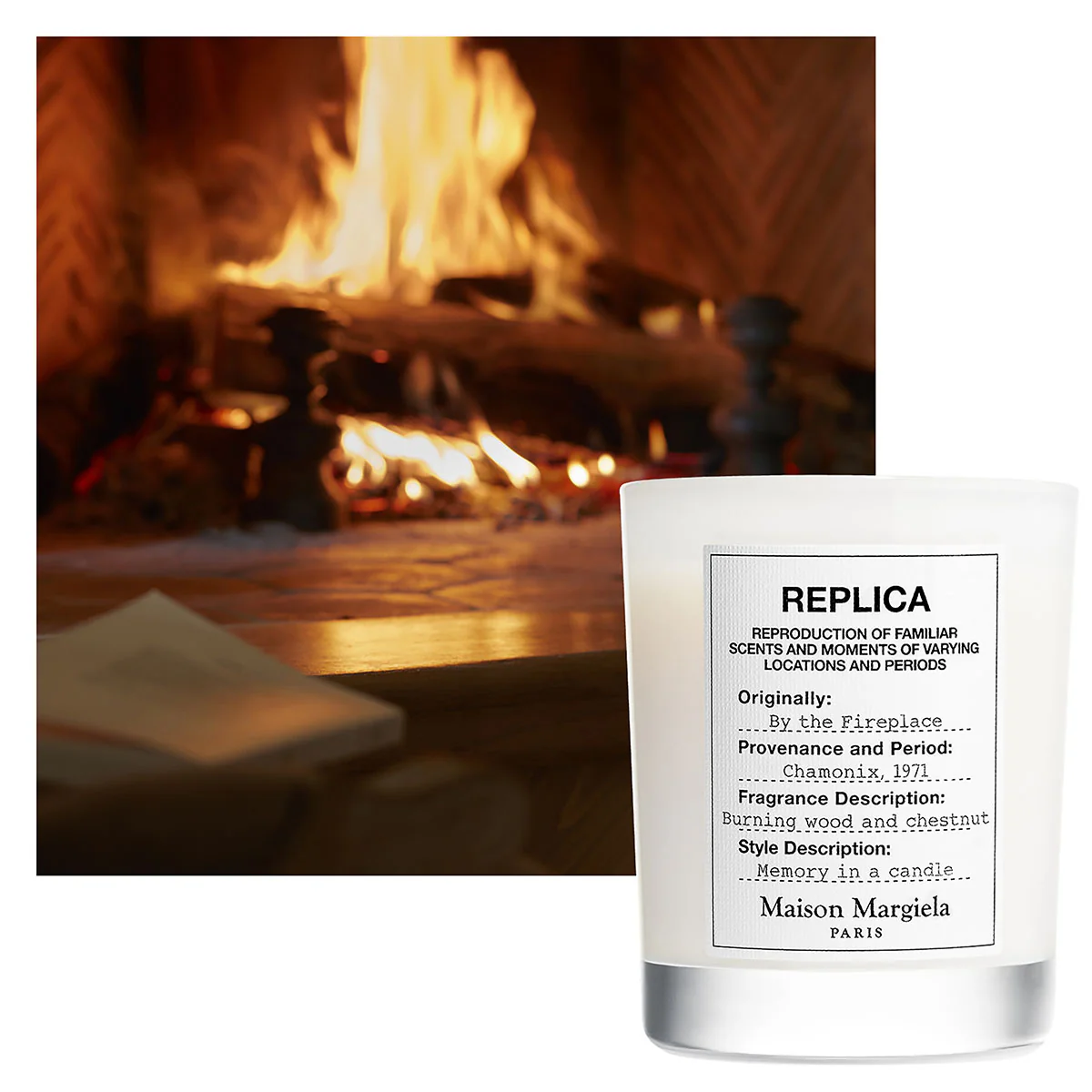 Replica By the Fireplace Scented Candle - 165g - Image 5
