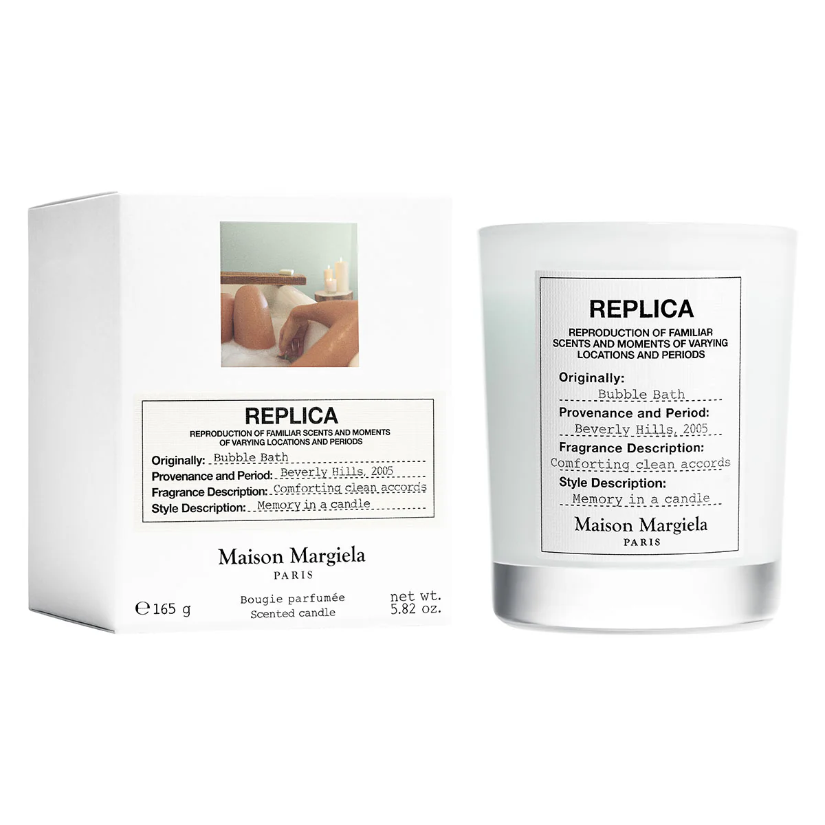 Replica Bubble Bath Scented Candle - 165g - Image 3